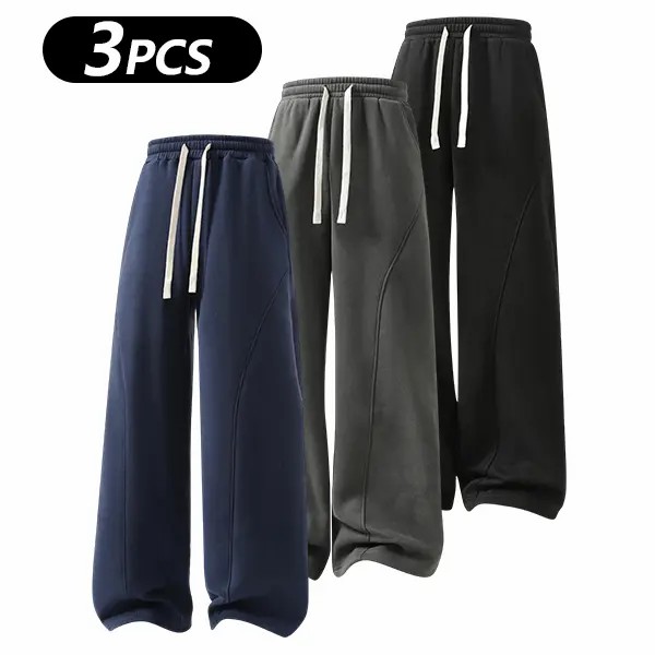 Men’s Heavyweight Fleece-Lined Oversized Sweatpants