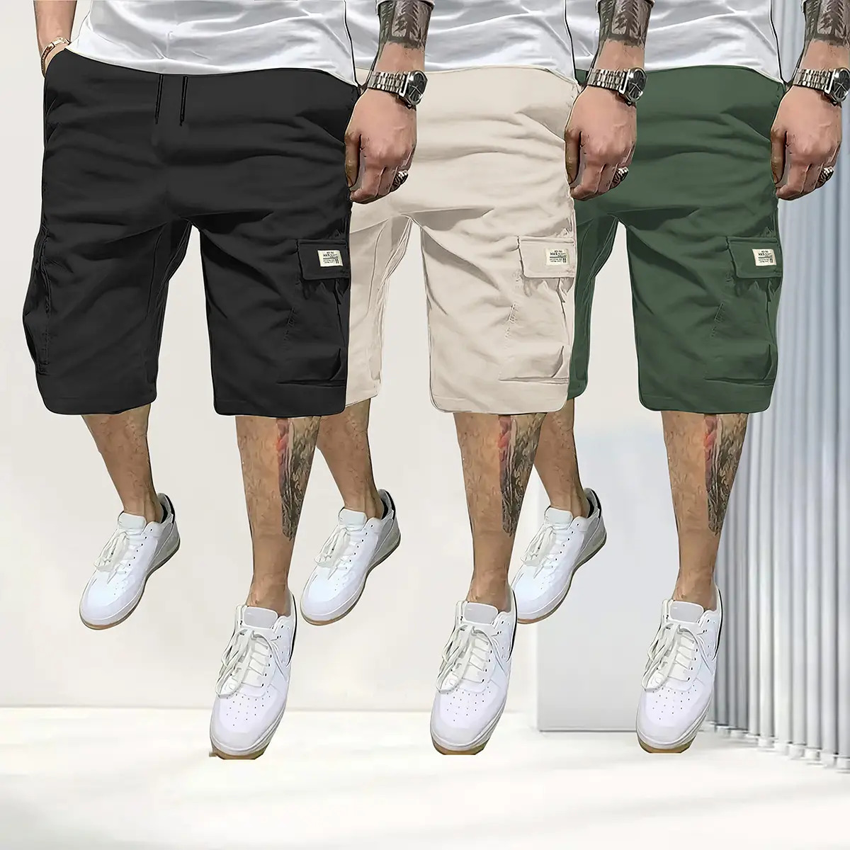 Men's Summer Shorts Set
