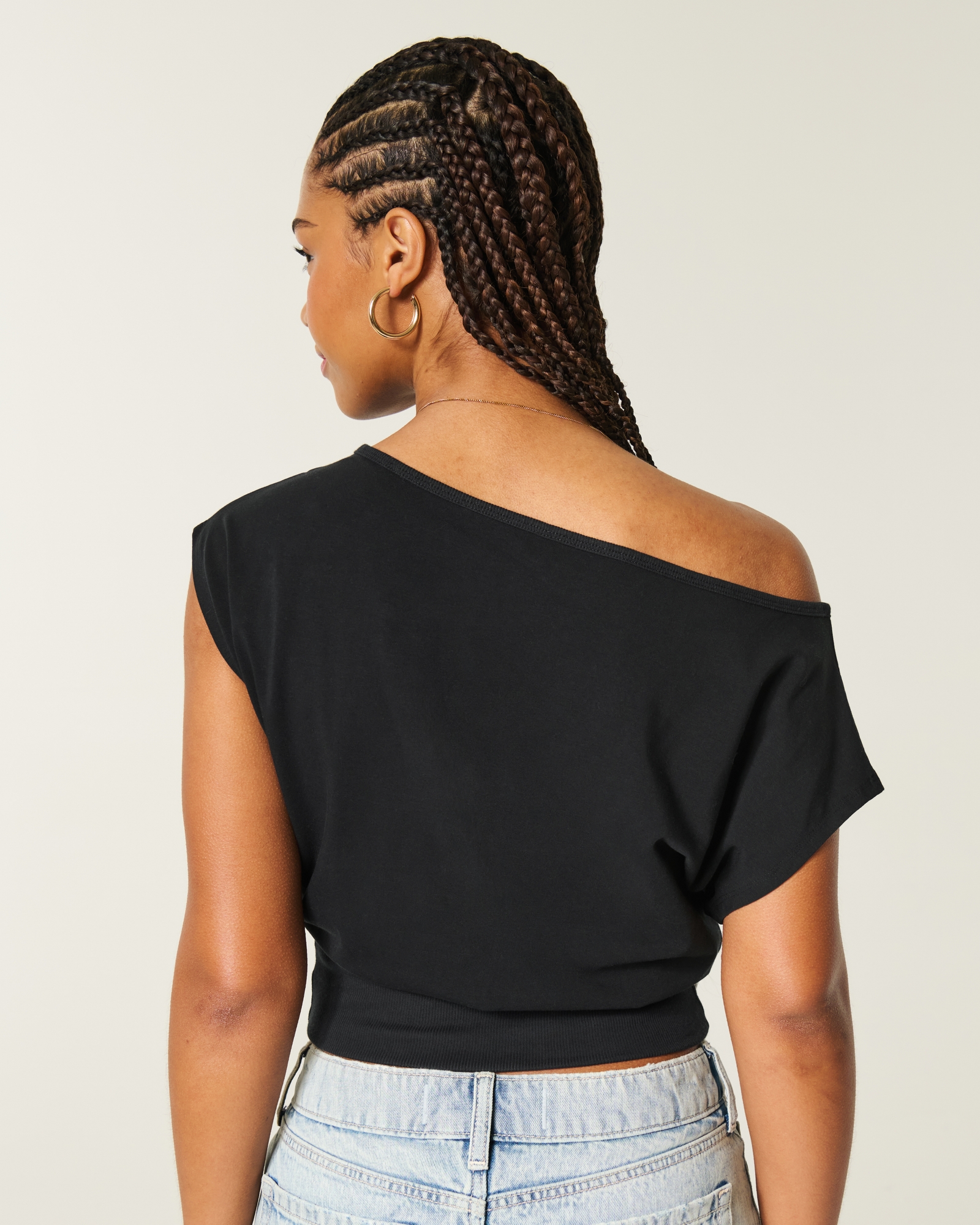 Off-the-Shoulder Banded Top