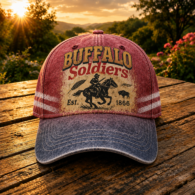 Buffalo Soldier Casual Baseball Cap