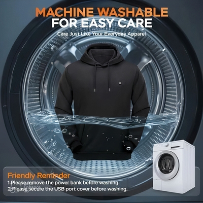 Smart Heated Hoodie! 🧥🔥 5 Heat Zones, Adjustable Temp u0026 Ultra-Comfort! ❄️