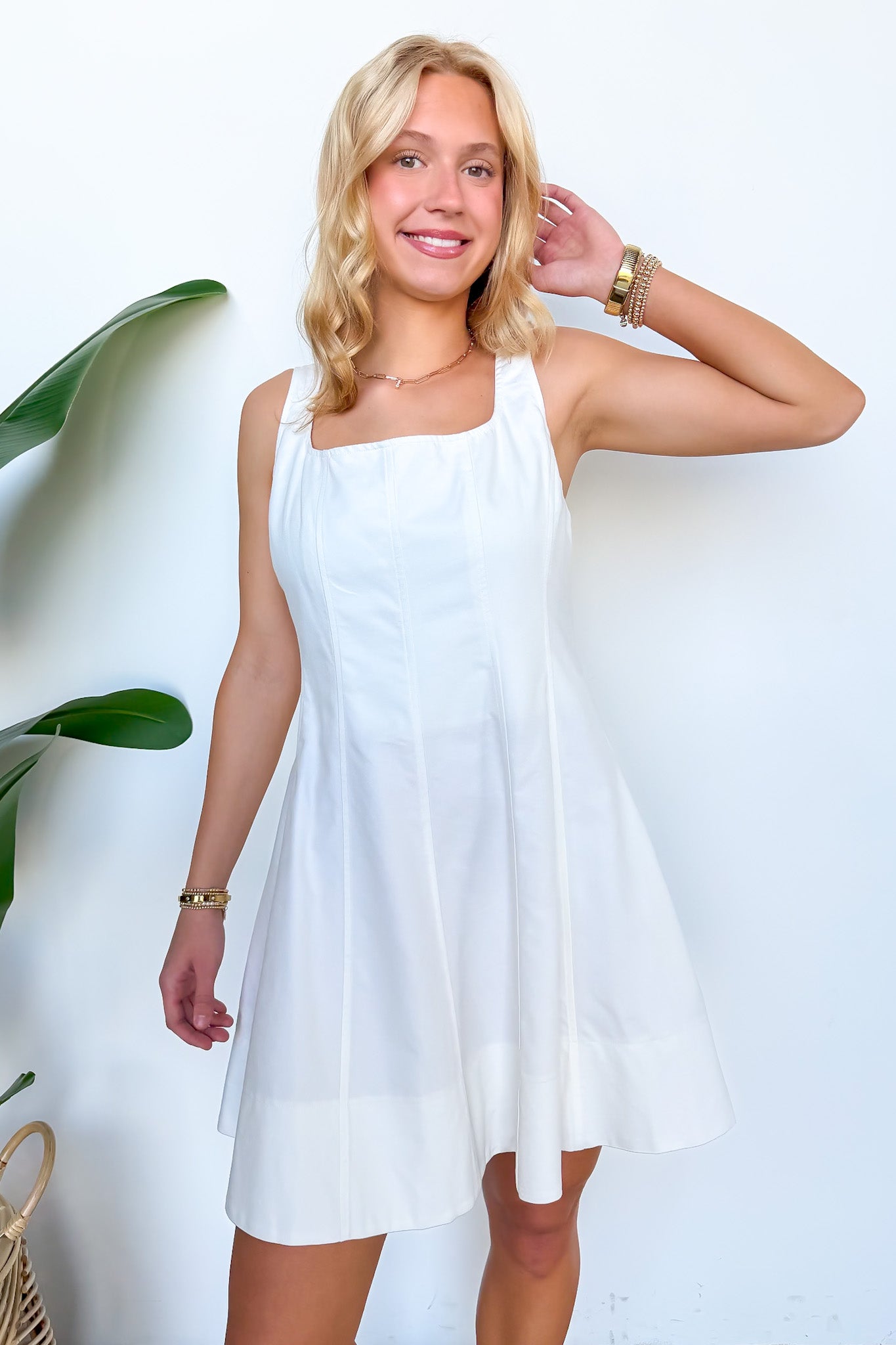 Square Neck Tank Dress