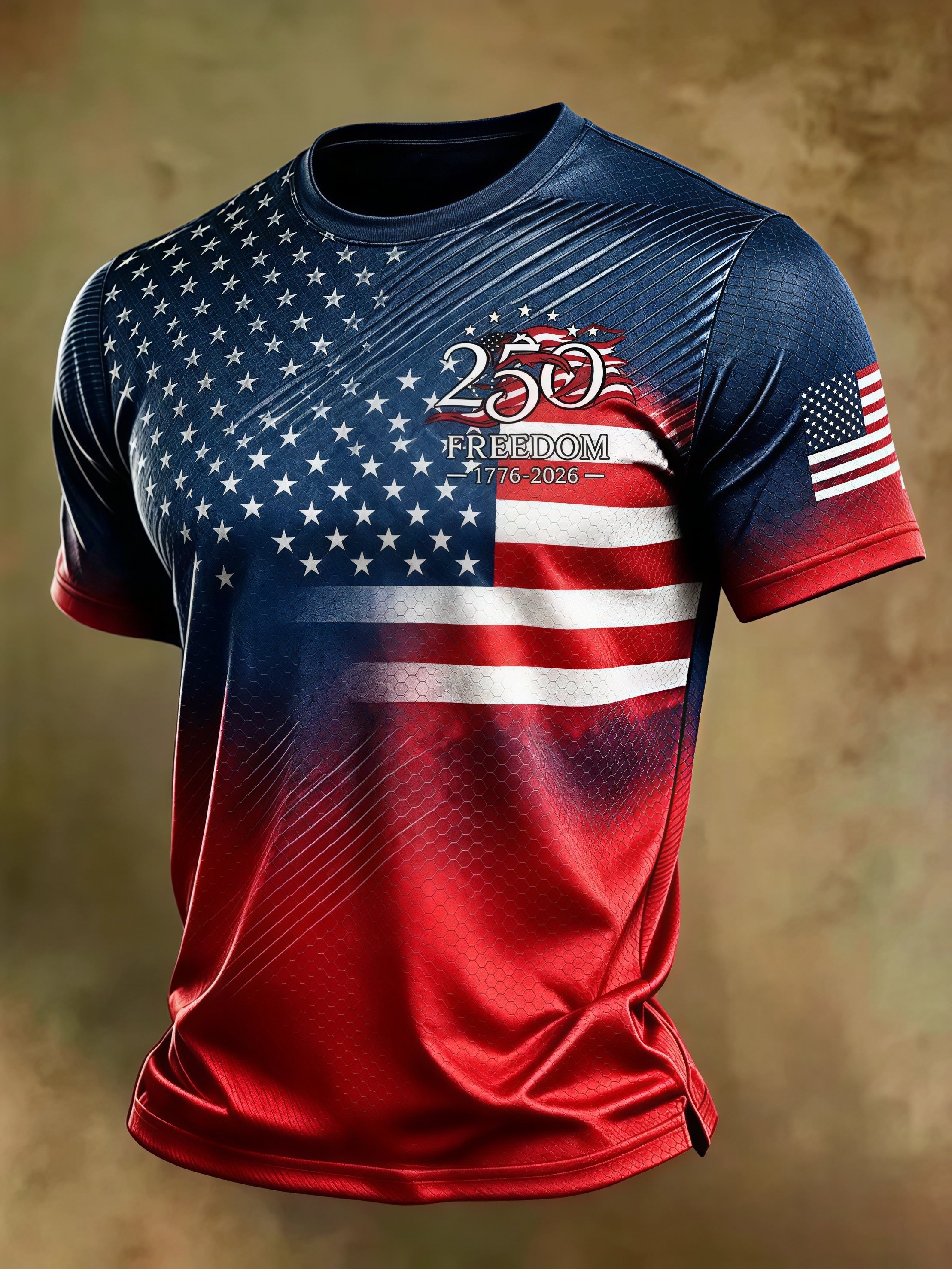 Men's USA 250th Anniversary Printed T-shirt