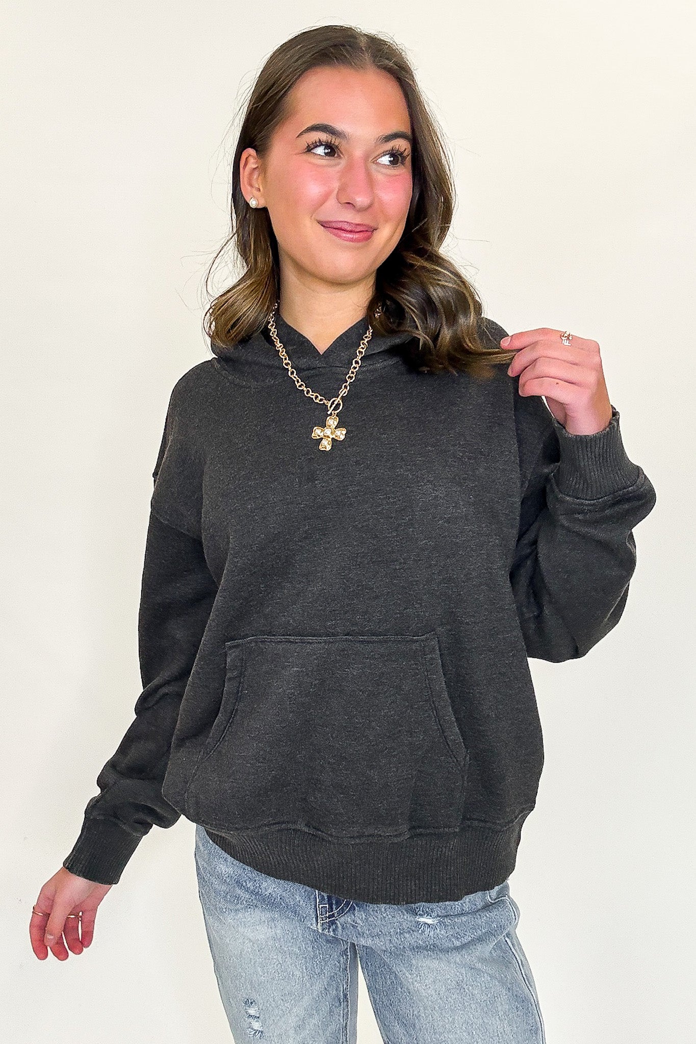 Vintage Wash Hooded Sweatshirt