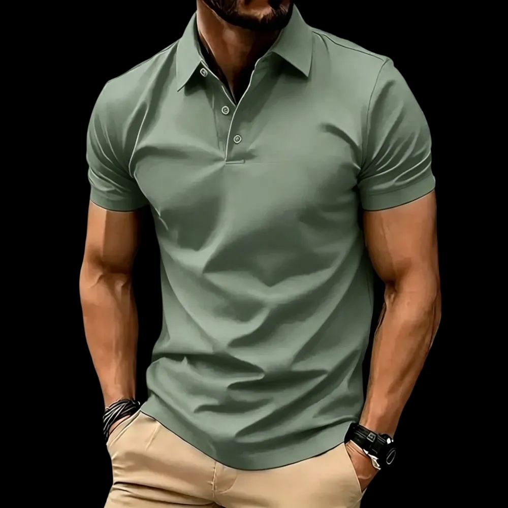 Men's Casual Business Polo Shirt
