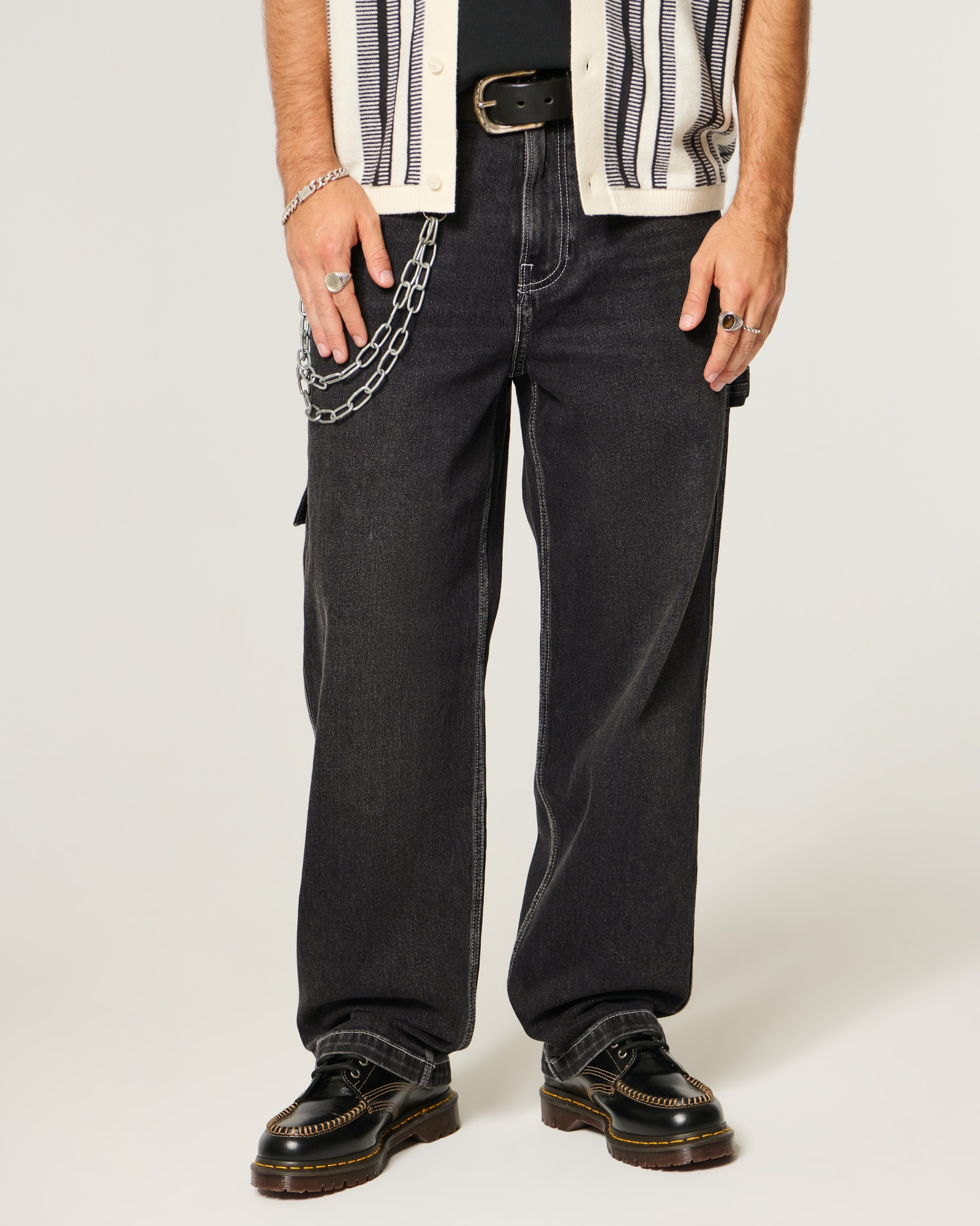 Grey Baggy Jeans