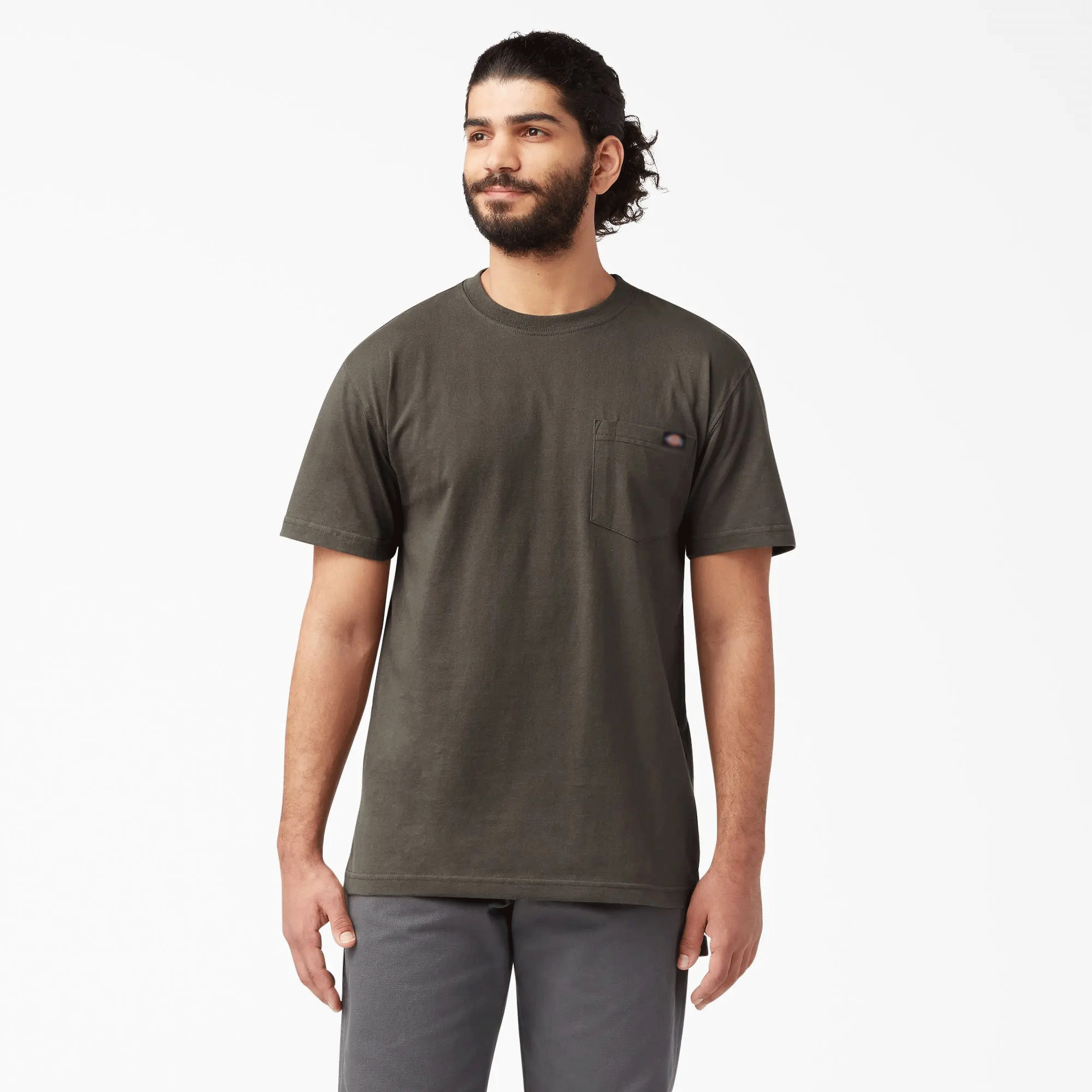 Men's Heavyweight Short Sleeve Pocket T-Shirt, 100% Cotton