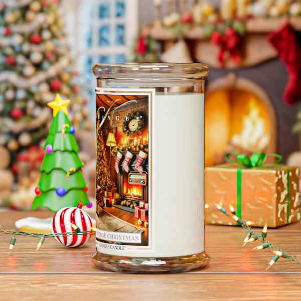 Vintage Christmas Large Jar | Soy Candle