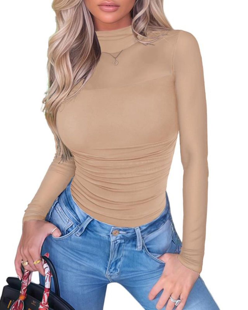 Women's Mesh Bodysuit - Seamless Shaper Top