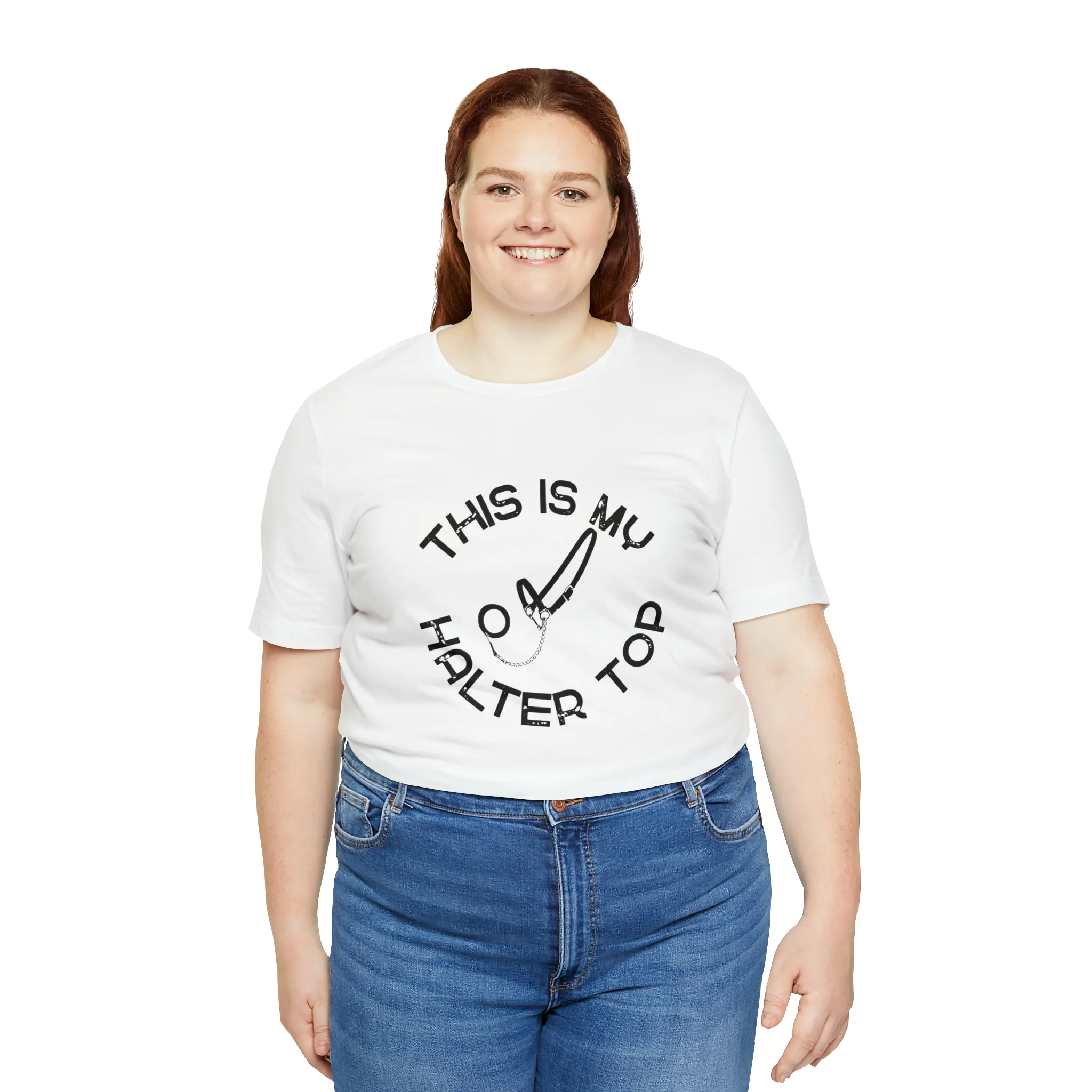 This is My Halter Top Unisex Jersey Short Sleeve Tee