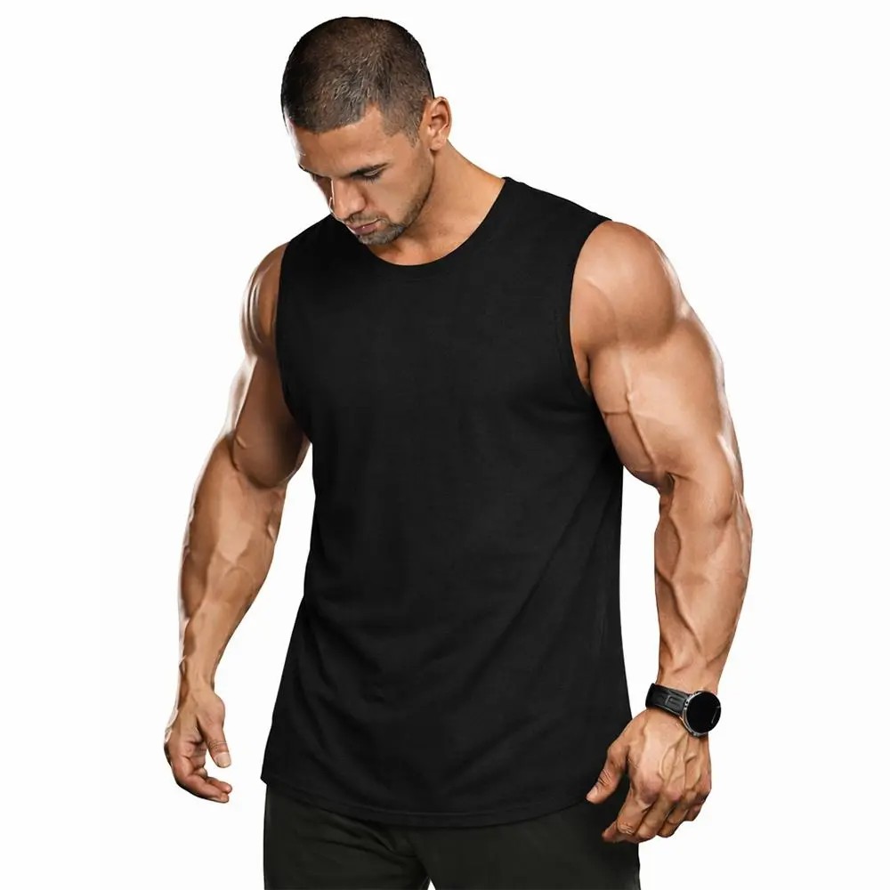 Unisex Cotton Sleeveless Tank Top – Relaxed Fit Summer Essential
