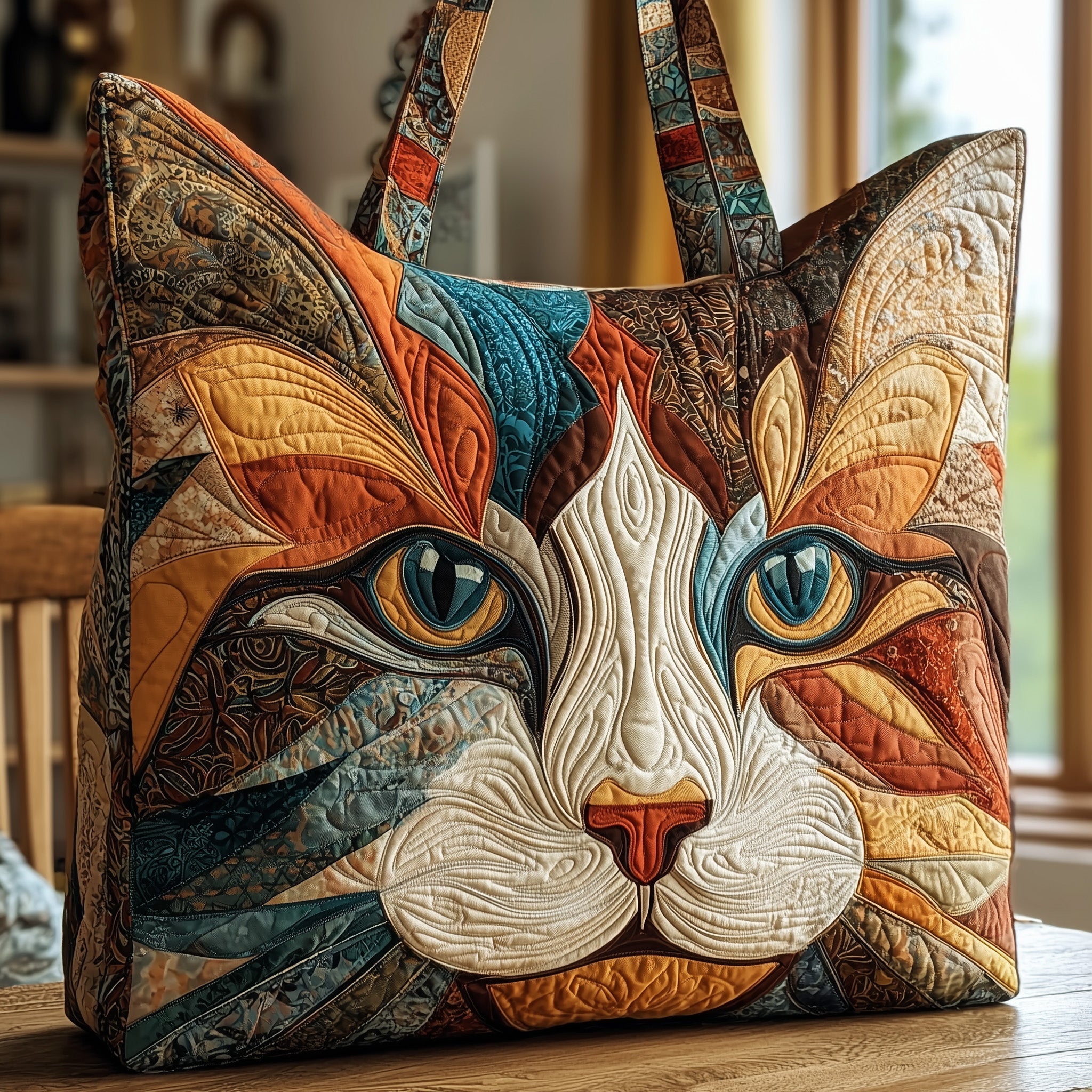 Catitude Quilted Tote Bag GFTOTP9666