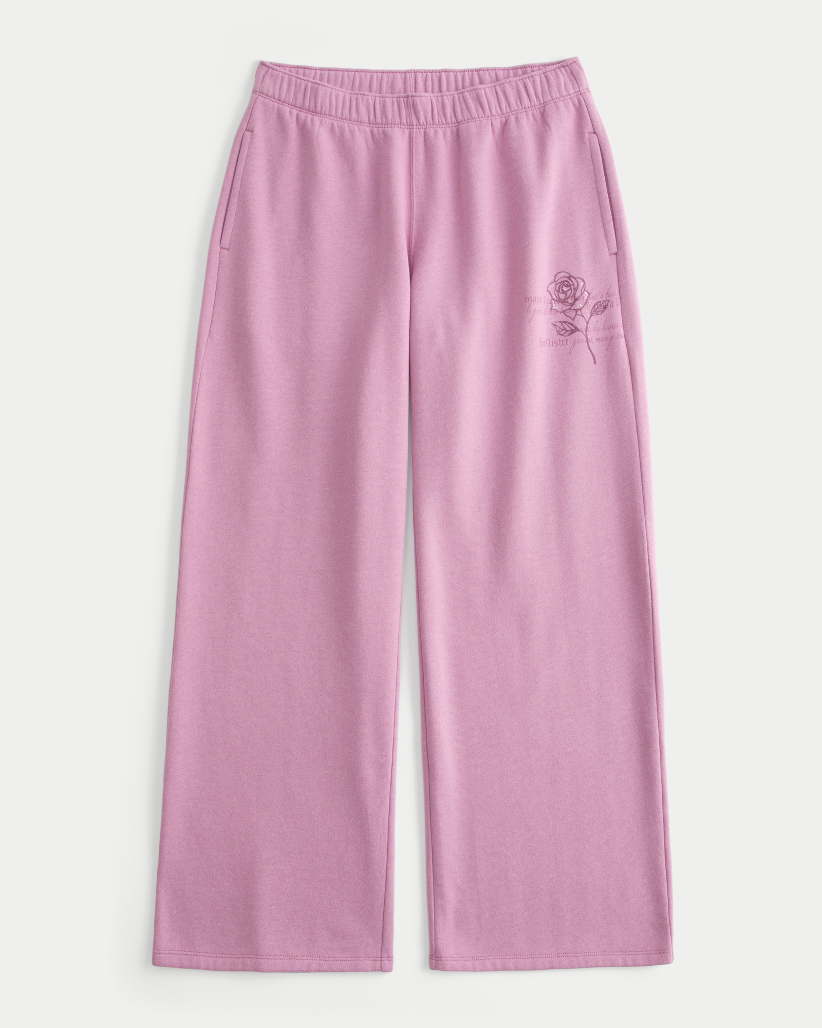 Wide-Leg Sweatpants