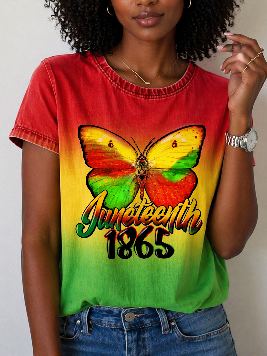 Juneteenth (June 19), 1865 Commemoration, African American, Fashion Print T-Shirt