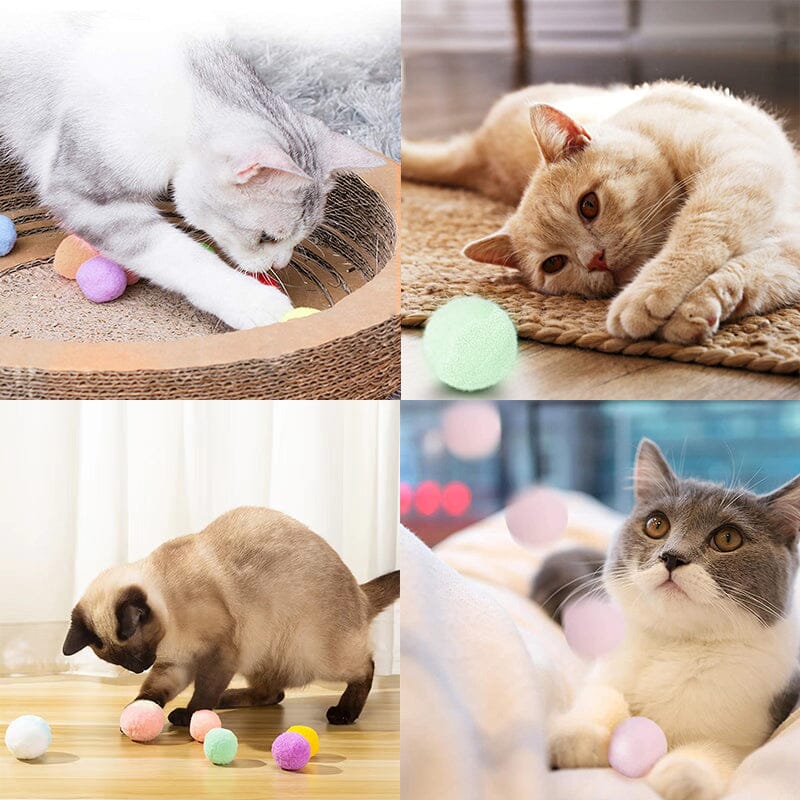 Silent Cat Toy Ball 30pc