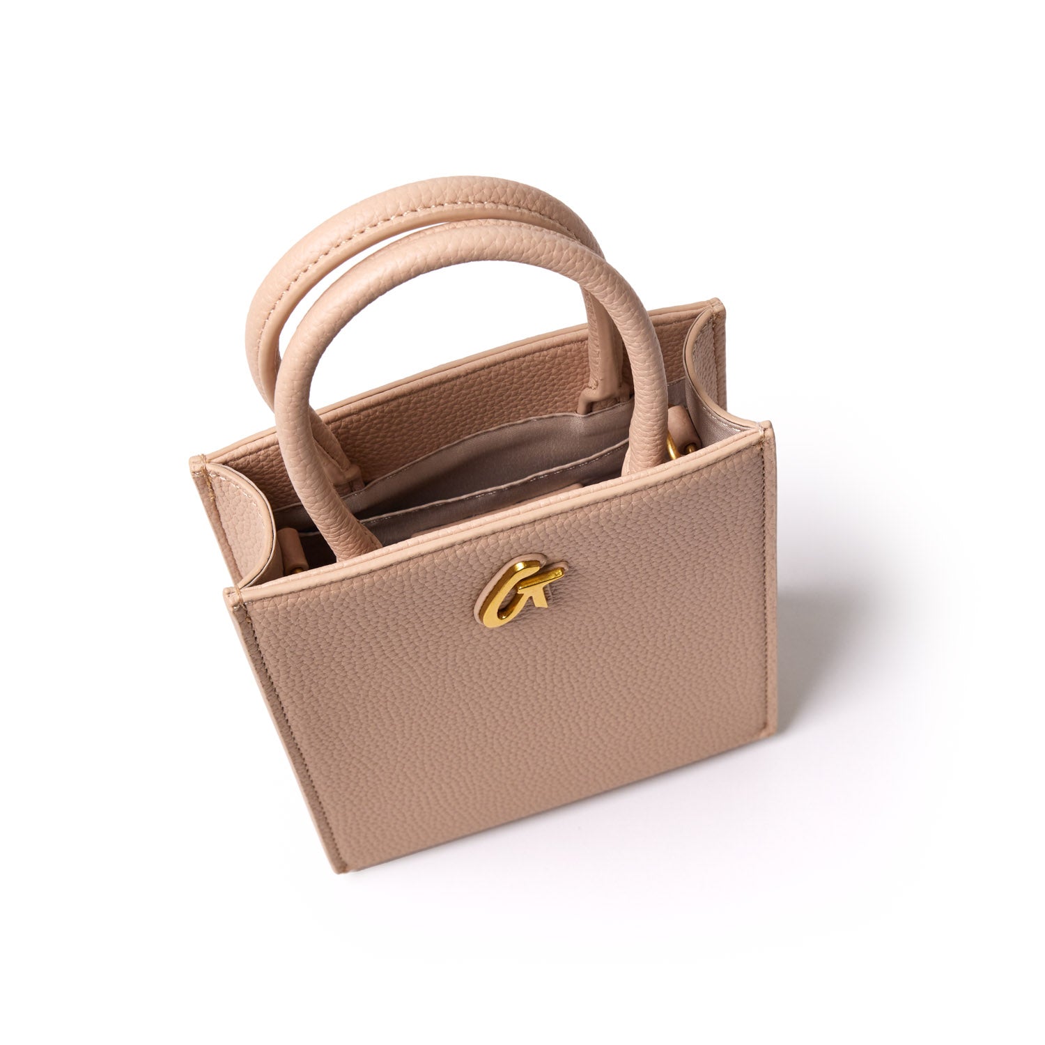 MINI PEBBLE TOTE - NUDE