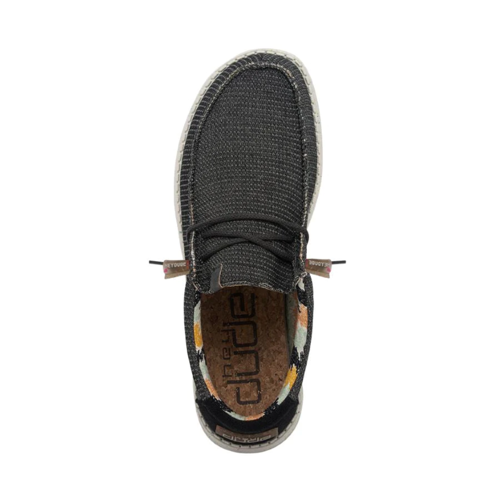 DUDE MEN'S WALLY KNIT CHARCOAL - 40007025
