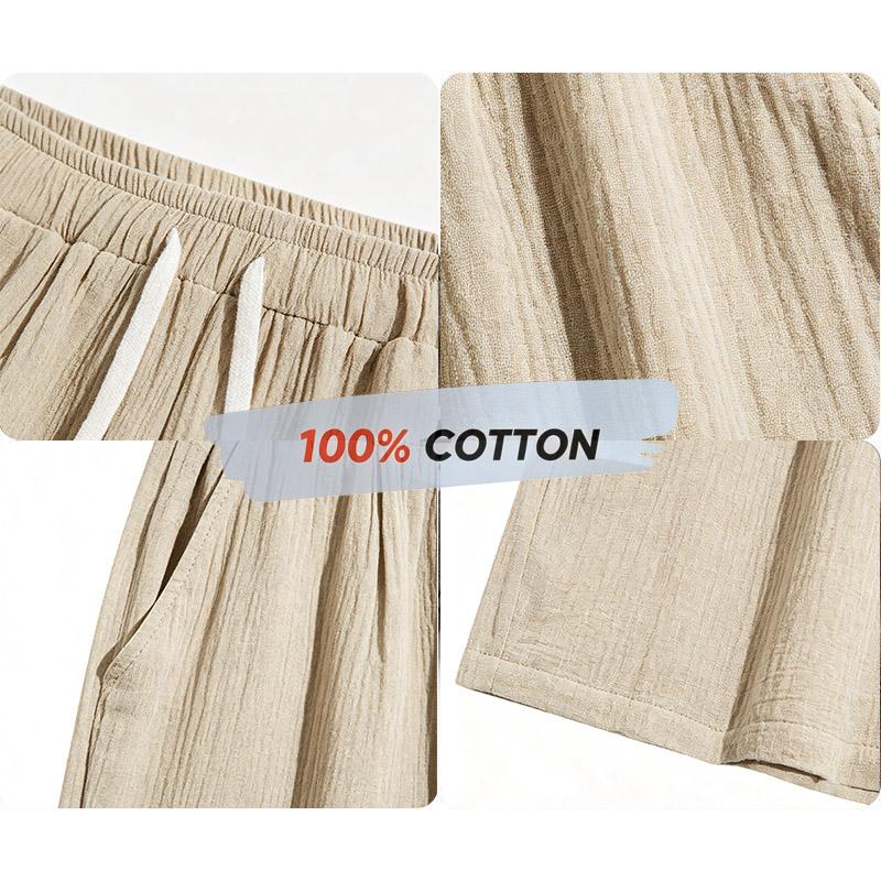 Women's summer shorts featuring an elastic waistband and quick-drying design, complete with an adjustable drawstring