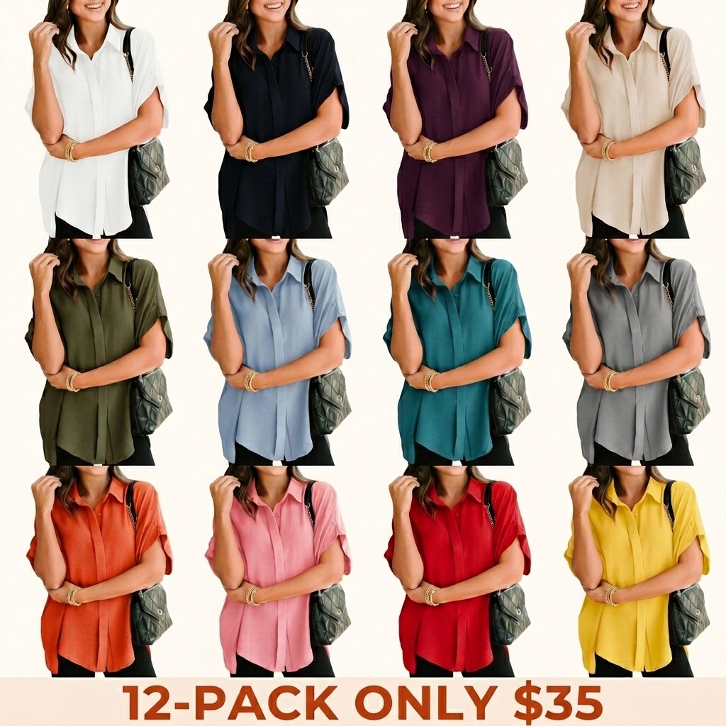 Women's solid-color top
