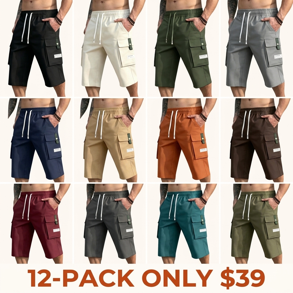 Men's Summer Cargo Shorts
