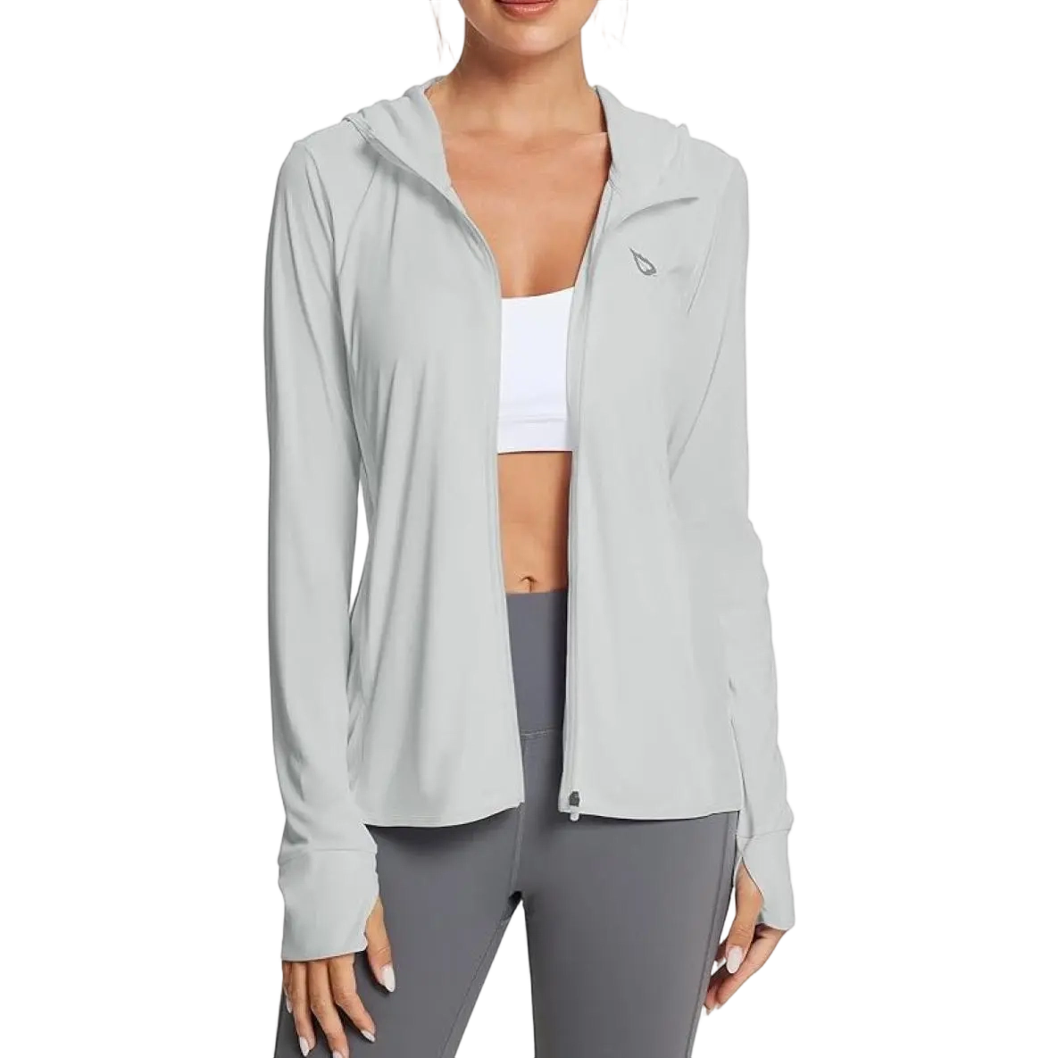 Women's UPF50+ Hoodie Sun Protection Shirts Lightweight Breathable SPF Jacket UV Summer Outdoor Hiking Gardening Fishing