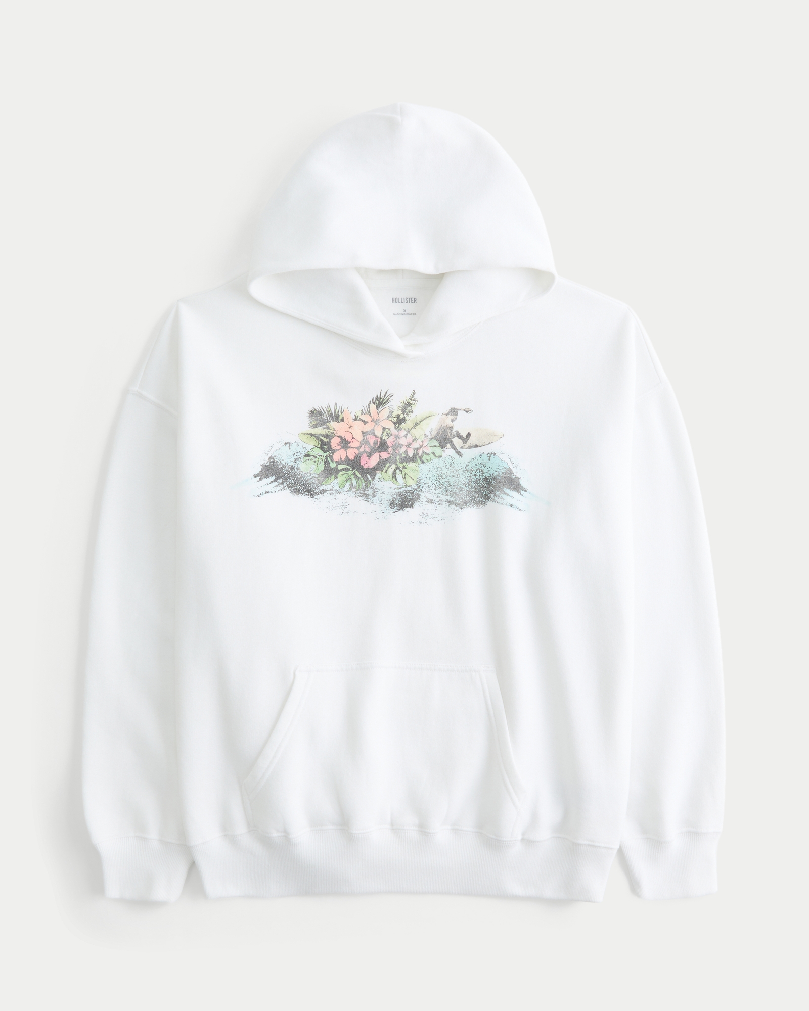 Hollister Feel Good Oversized Butterfly Graphic Hoodie