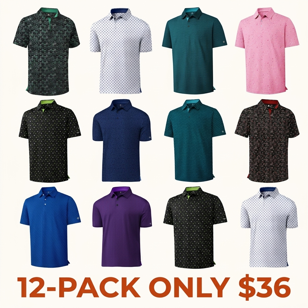 Men's Short-Sleeve Golf Polo Shirt