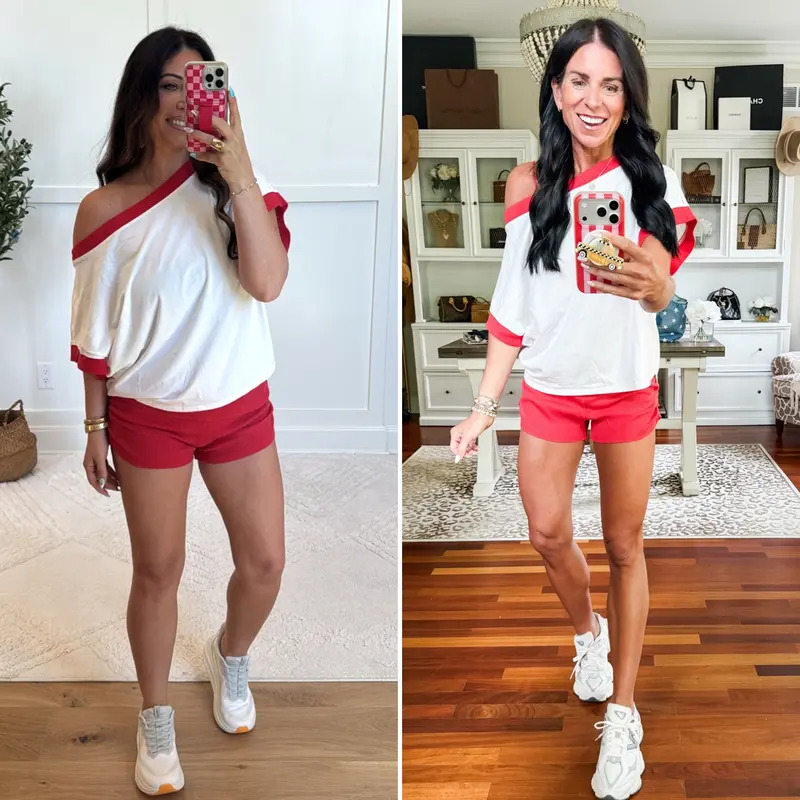 Effortless Summer Off-Shoulder Lounge Set (2-Piece)