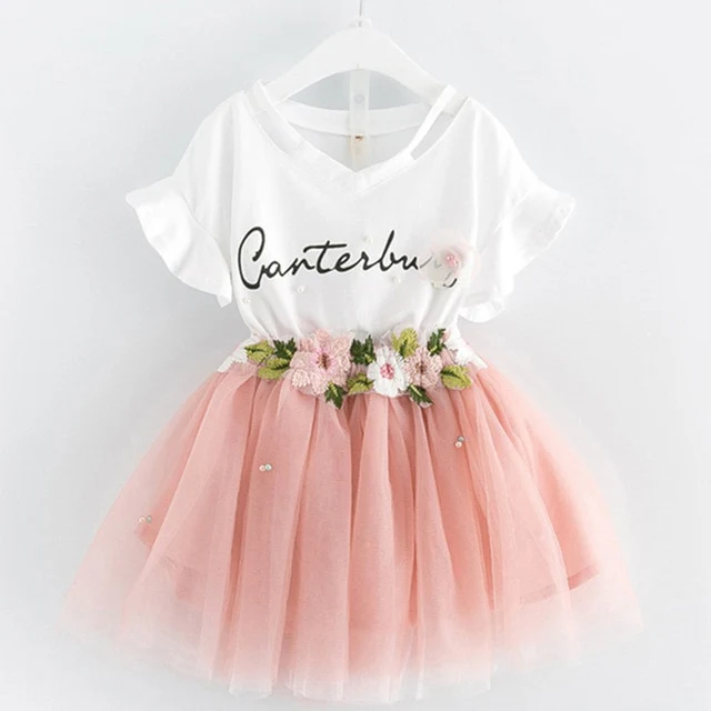 Casual Fashion Baby Girl Clothing Set