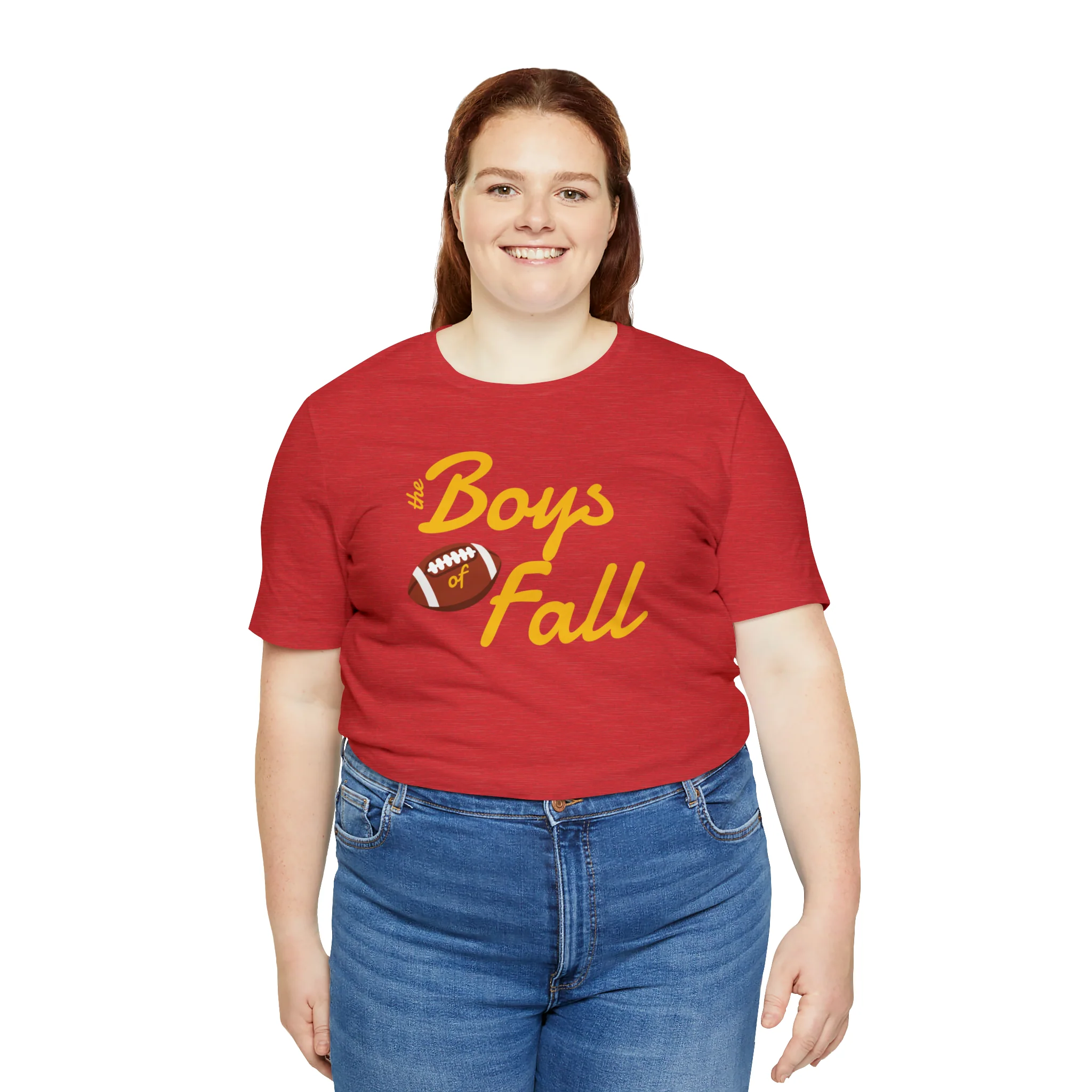 Boys of Fall Football Patch Unisex Softstyle T-Shirt