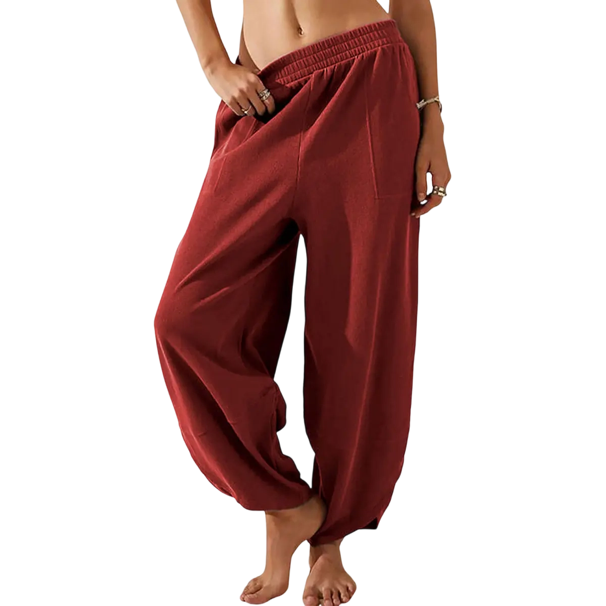 Women's Casual Wide-Leg Pants with Pockets – Effortless Style and Comfort