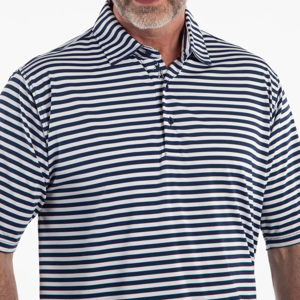 Men's Bobby Jones Performance Feed Stripe Polo