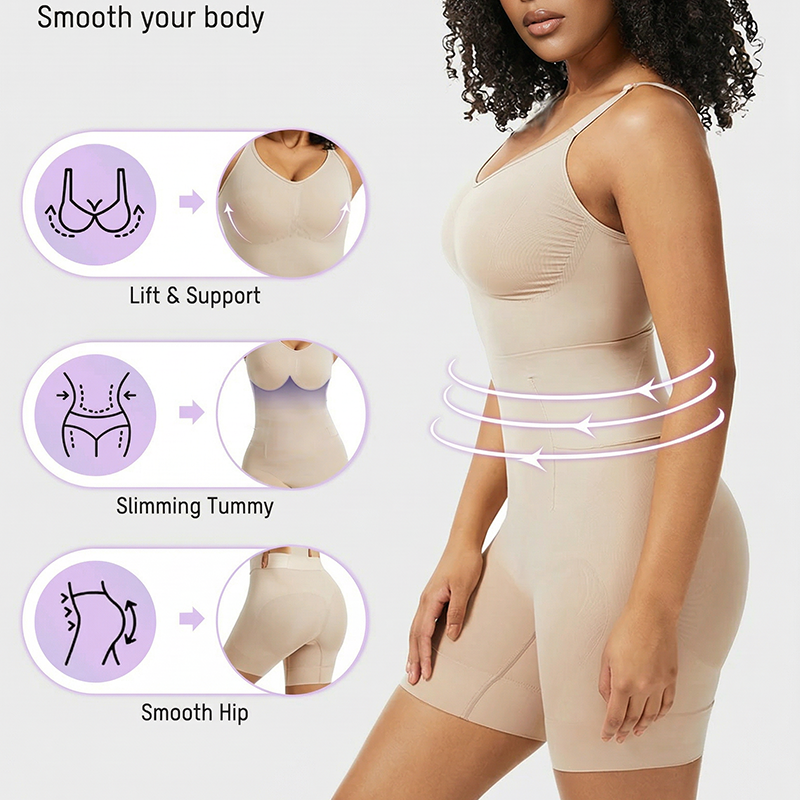 All-in-One Sculpting Bodysuit with Easy-Off Design