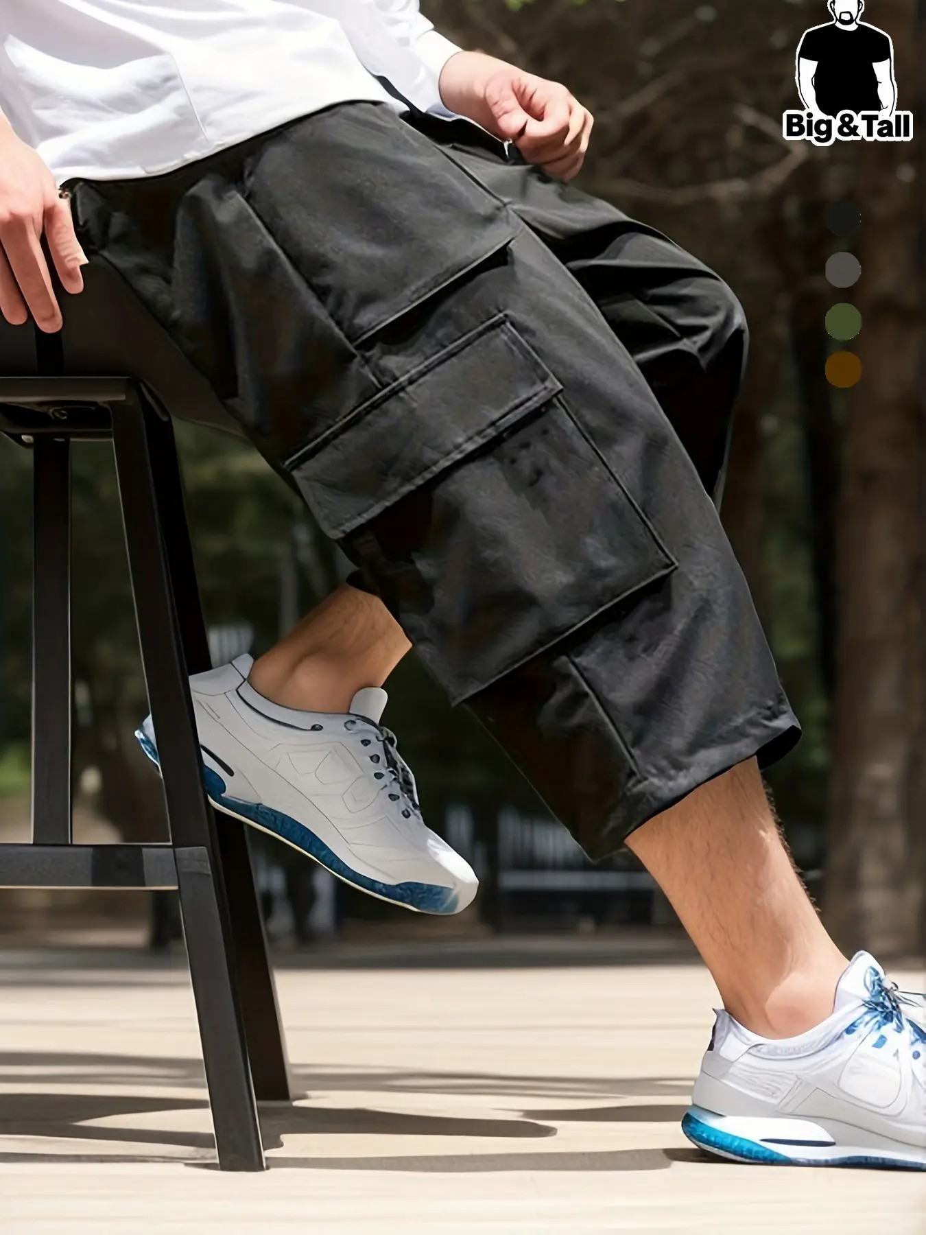 Men’s 7” Workwear Cargo Shorts – Multi-Pocket, Breathable, Everyday Casual Fit