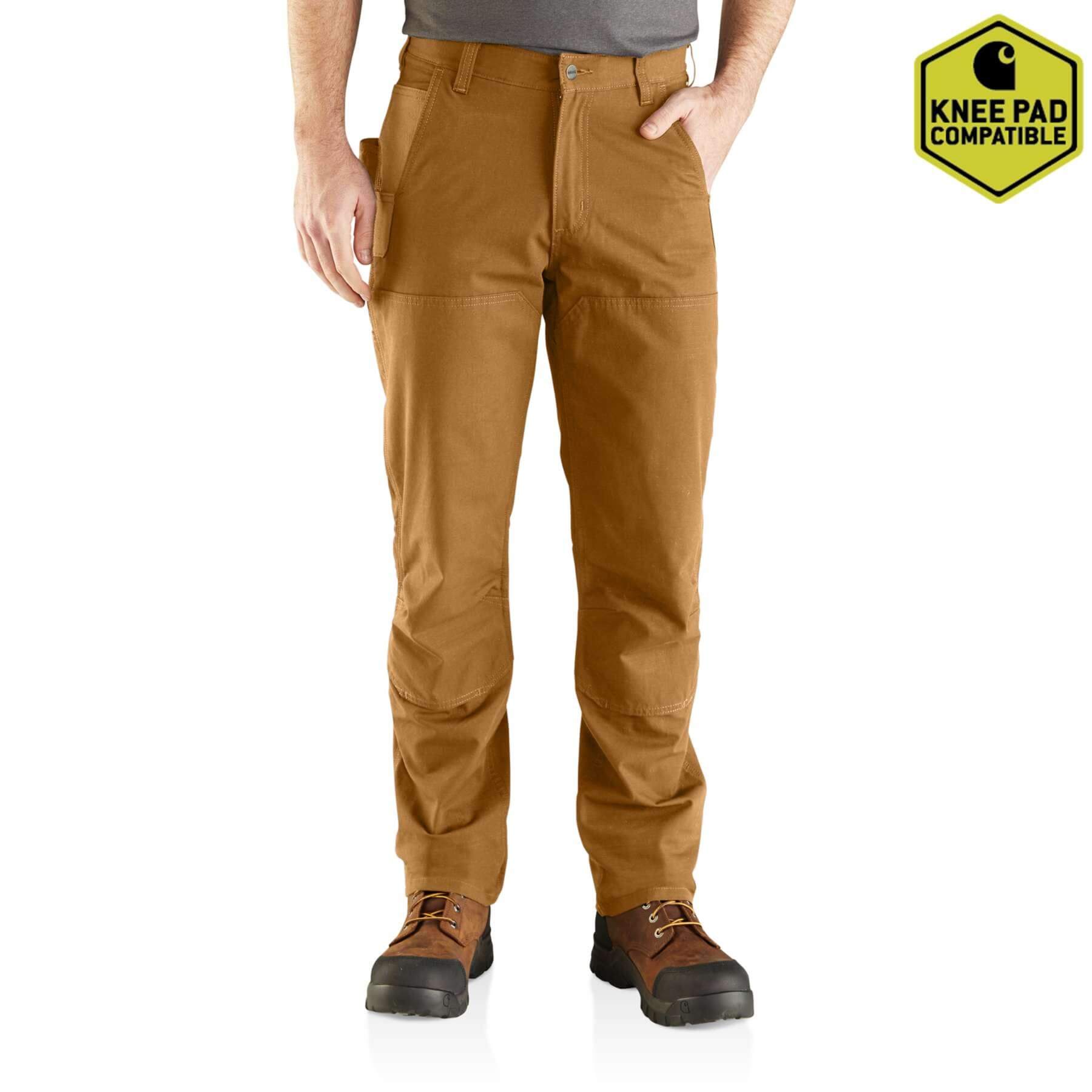 CHT Steel Double Front Relaxed Fit Stretch Ripstop Knee Pad Trousers 103160