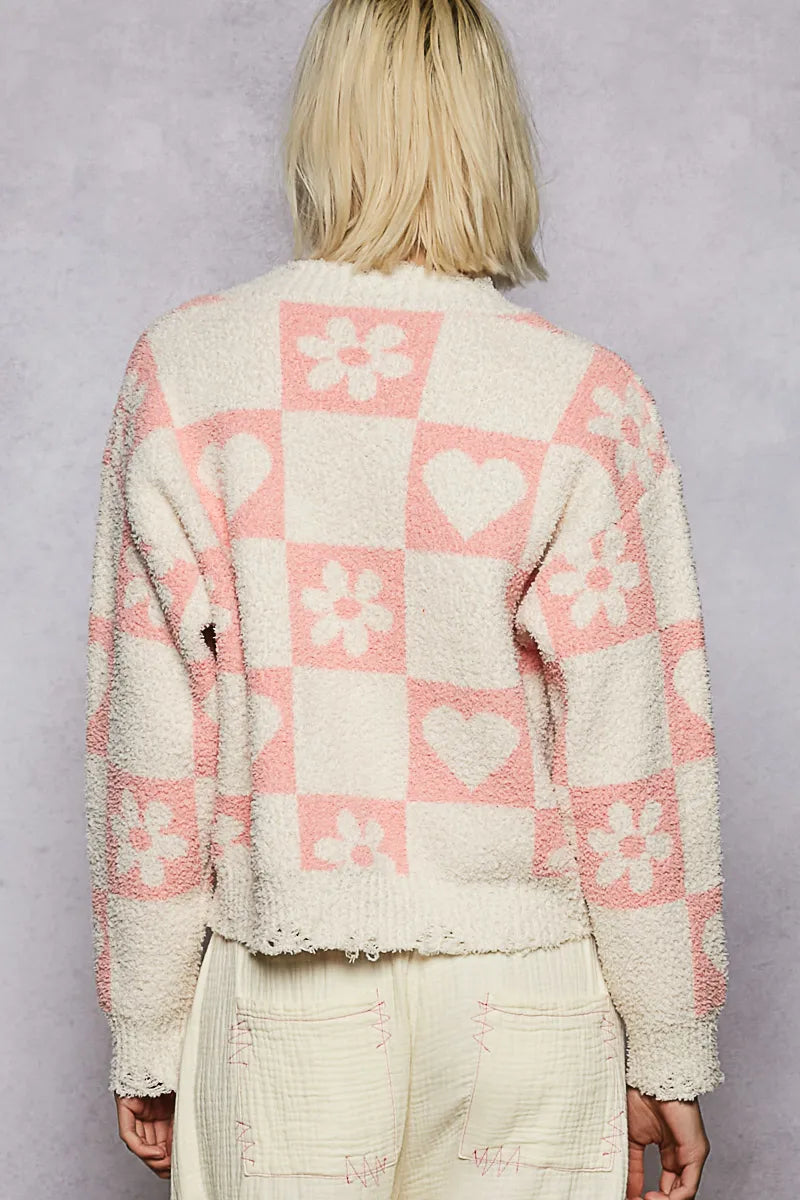 Oversized Plaid Fleece Shacket