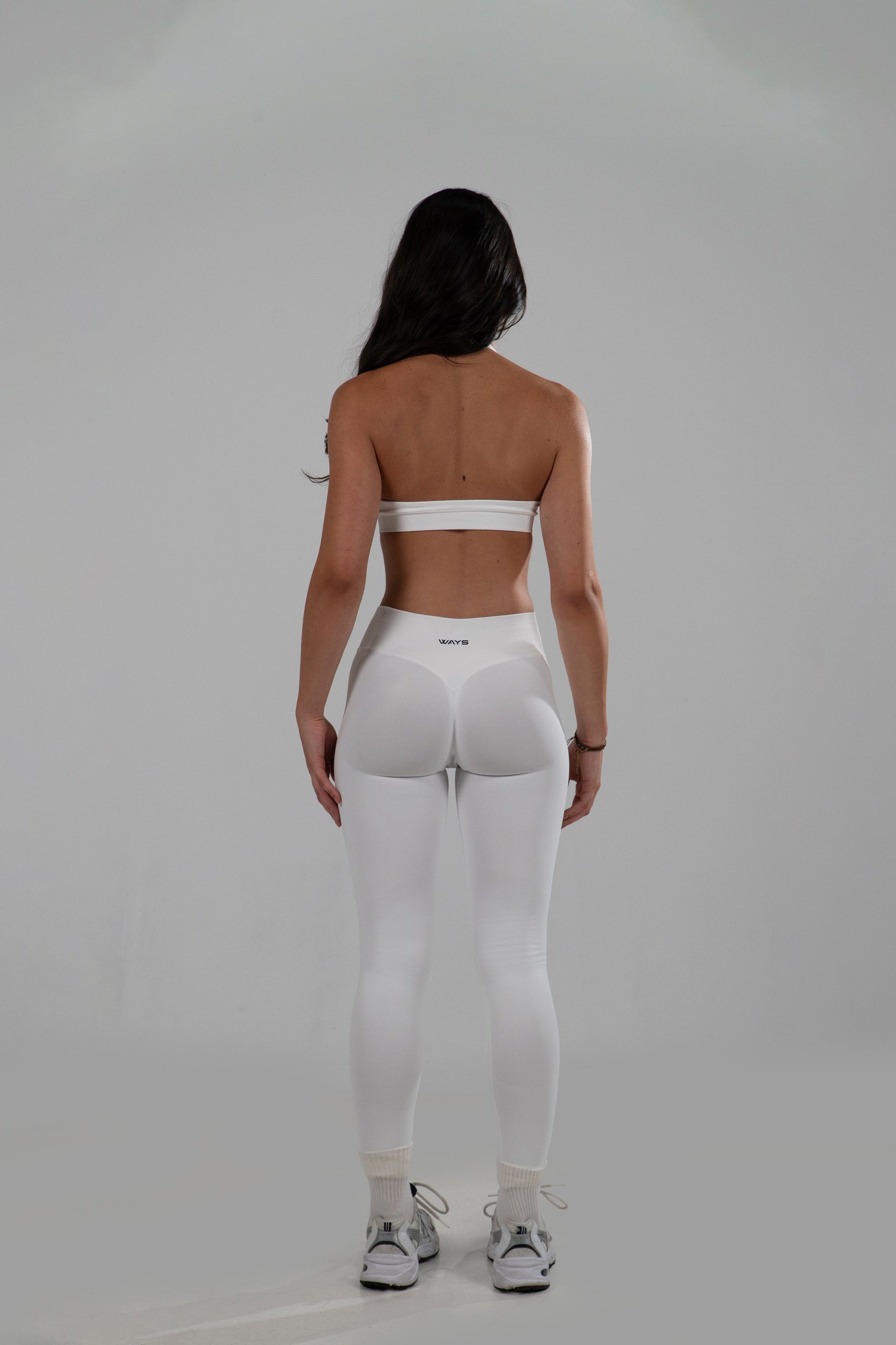 React Seamless Legging Blanco