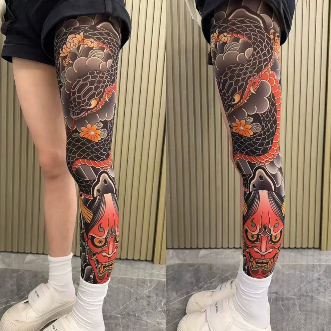 🎭 Invisible Tattoo Mesh Sleeve – Realistic Temporary Tattoo Cover UPF50+