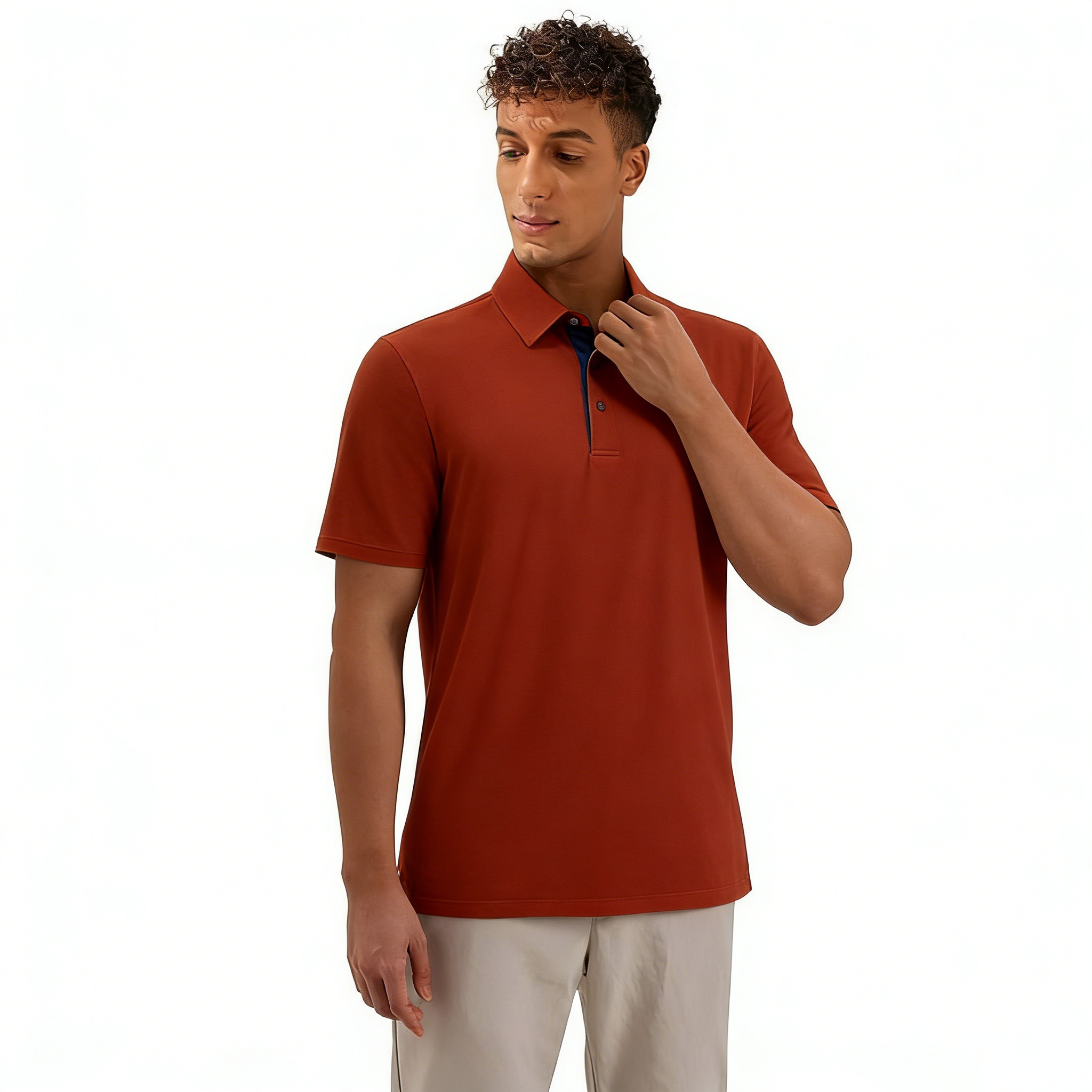 Men's Casual Short Sleeve Polo Shirt