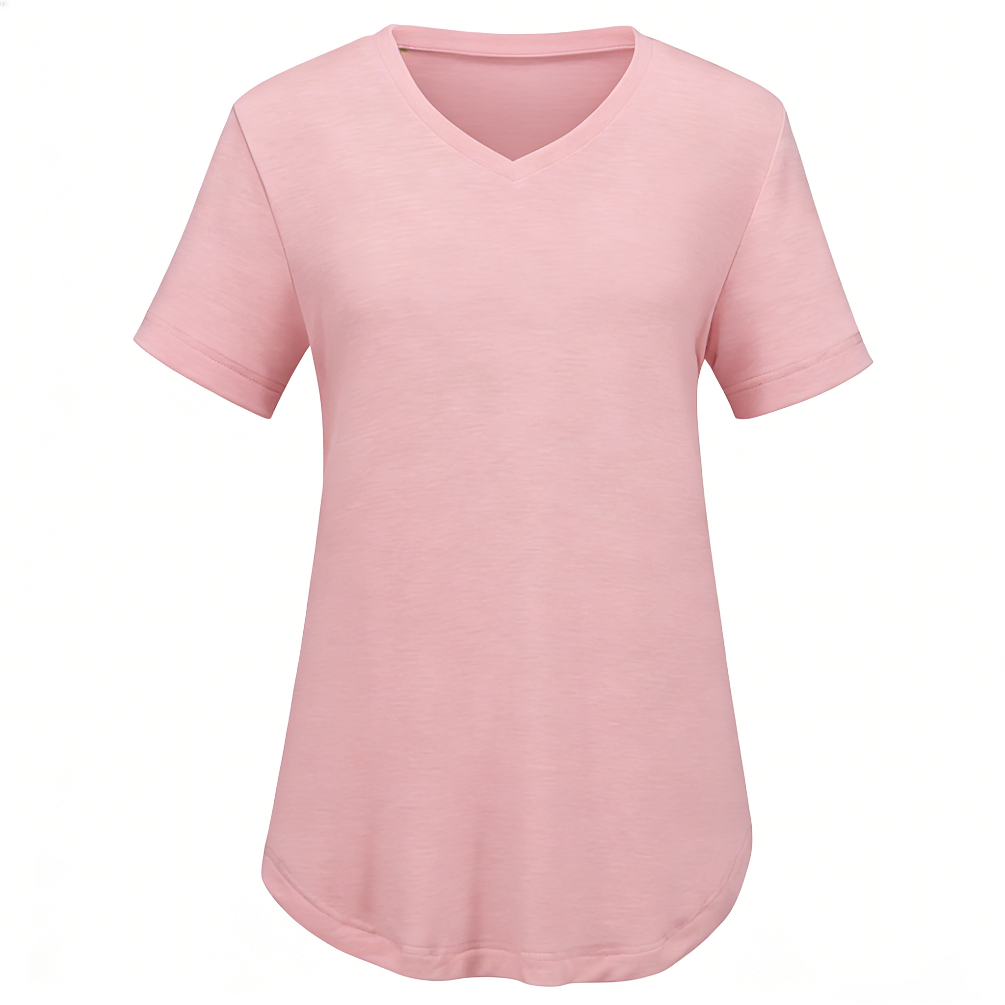 Women's Casual V-Neck Short Sleeve Tees