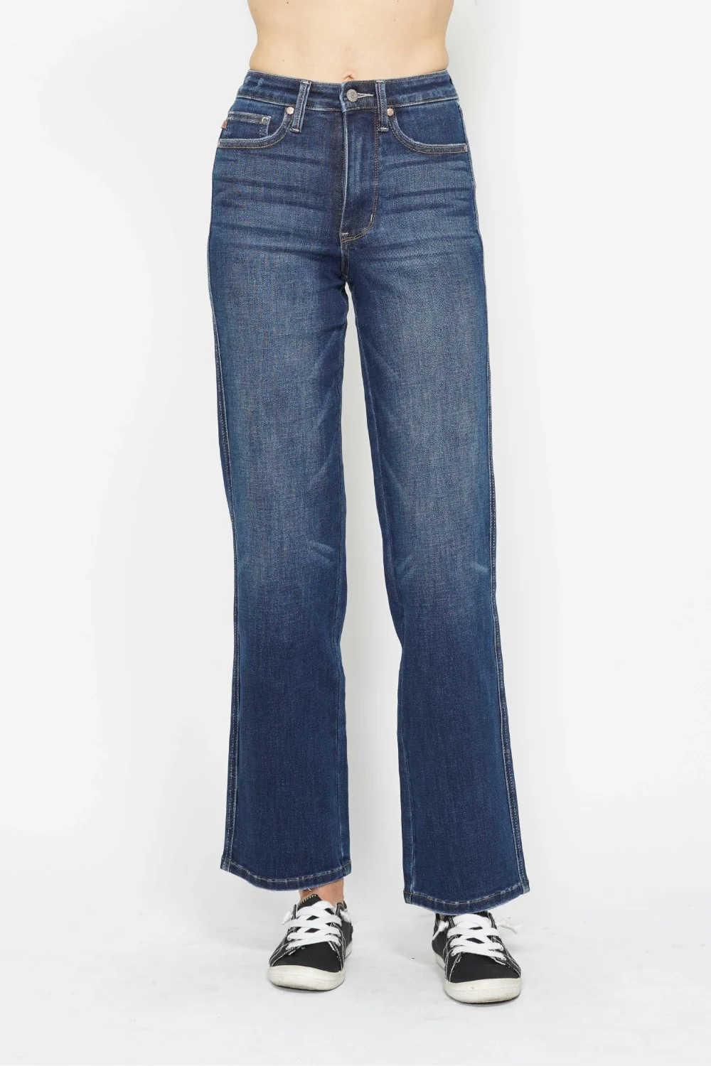 Blue Full Size High Waist Tummy Control Jeans