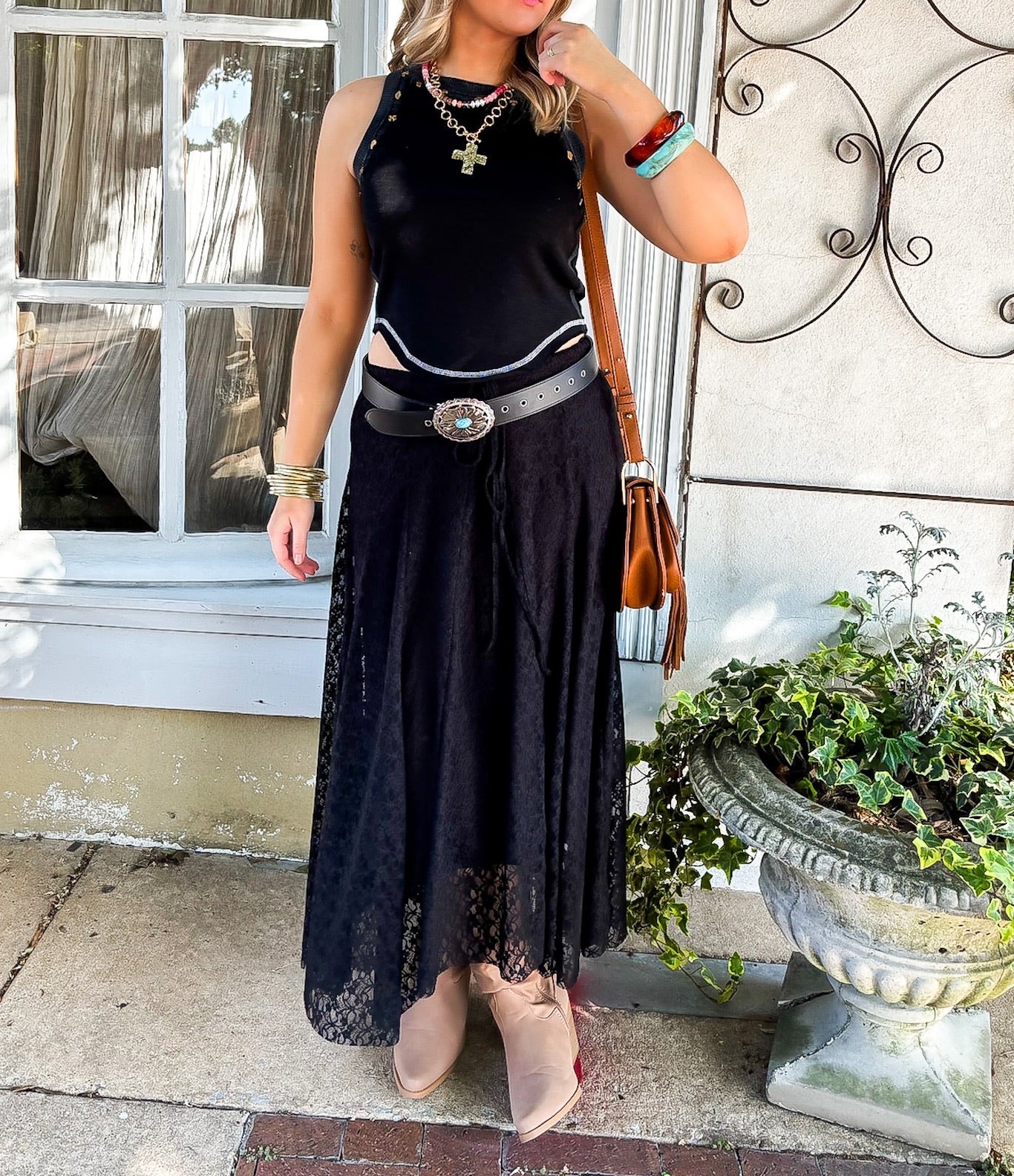 Lace Maxi Skirt