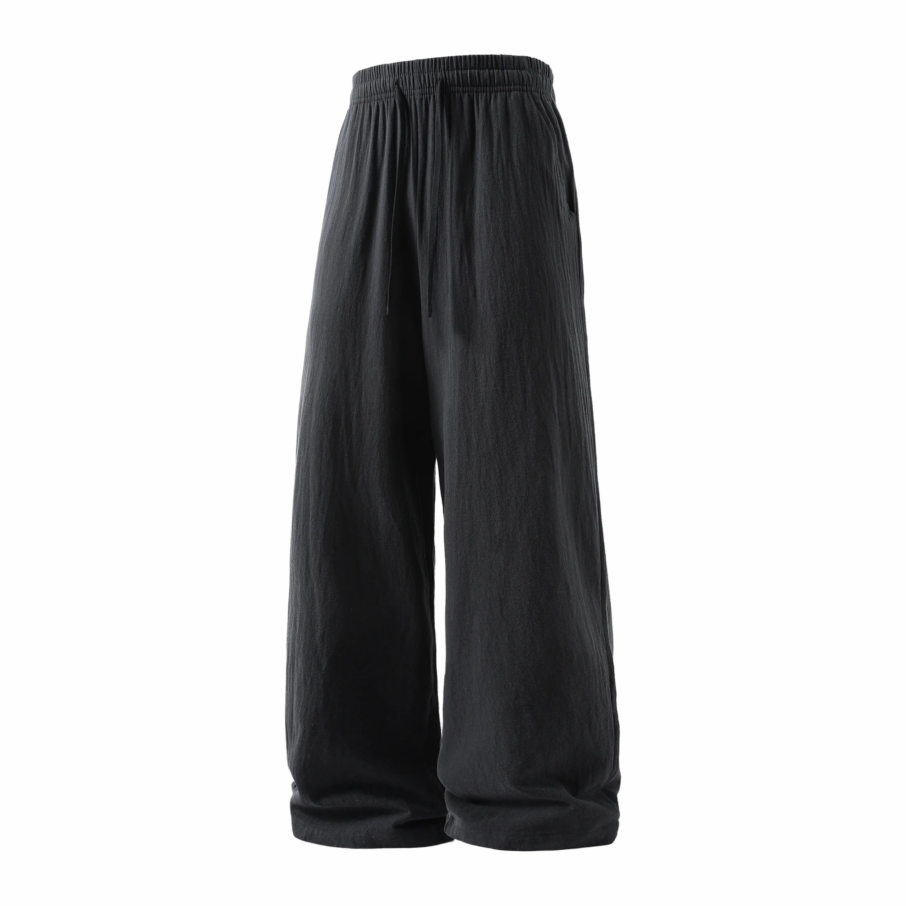 Men's 7-Pack Ultra-Soft Linen Cotton Pants – Loose Fit, Anti-Wrinkle, Everyday Wear & Work