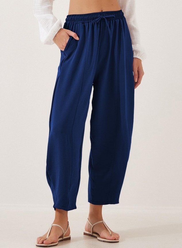 Plain Loose Simple Pants