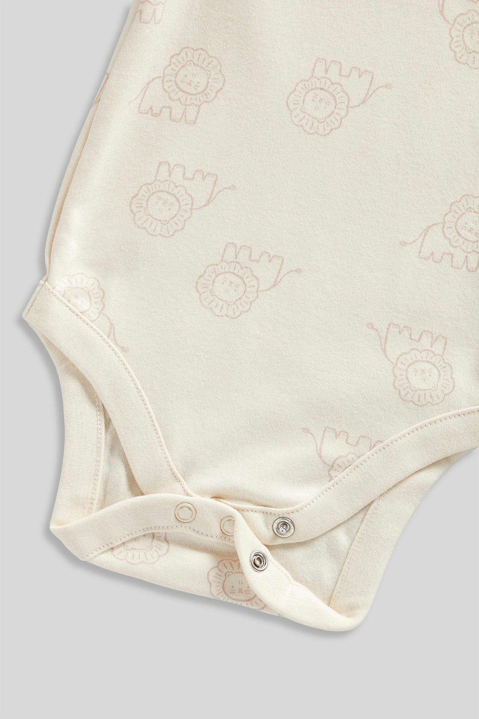 Big Cat Short-Sleeved Bodysuits - 5 Pack