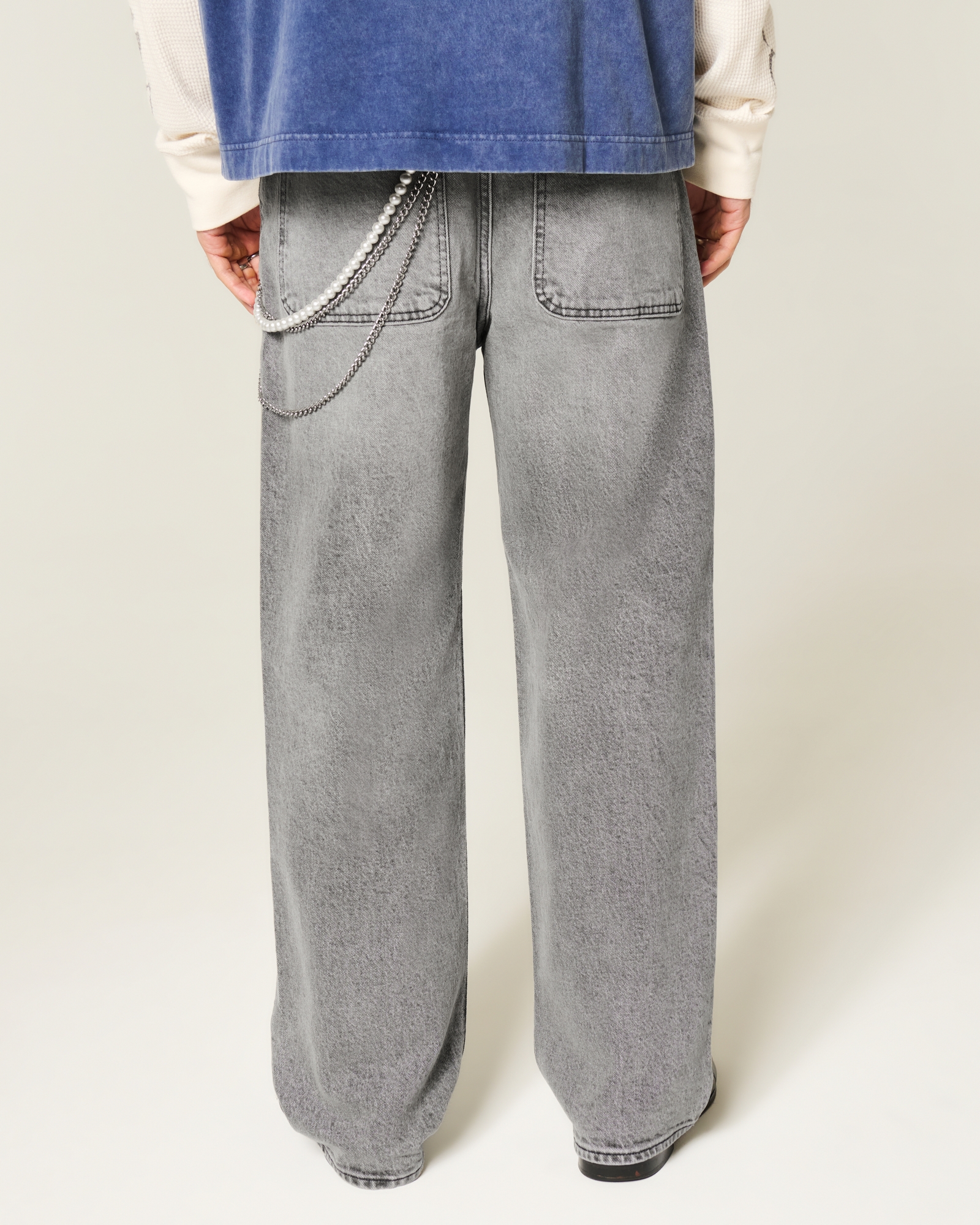 Light Wash Baggy Jeans