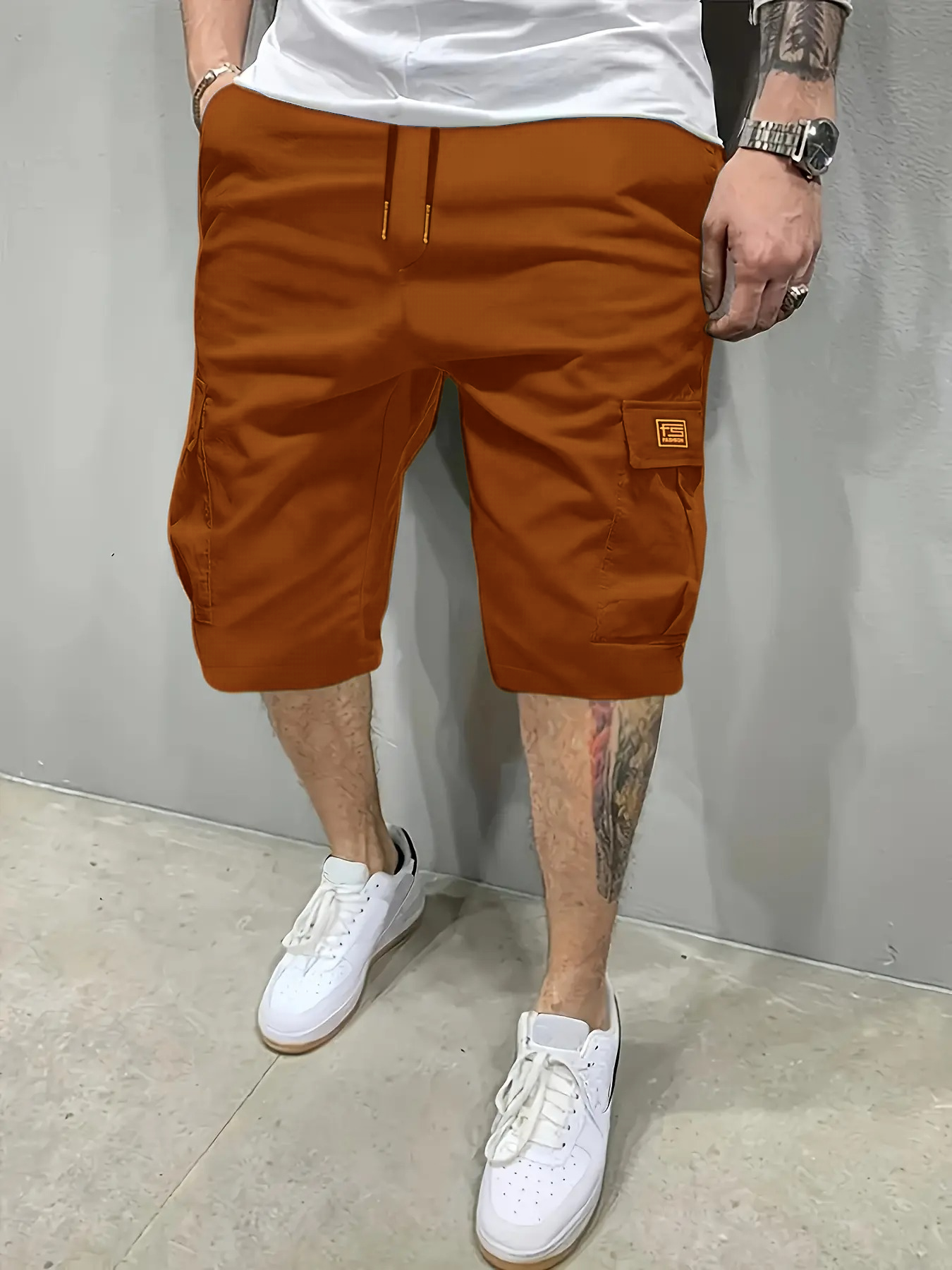 🩳 Men's Casual Summer Shorts – Slanted Pocket Everyday Comfort