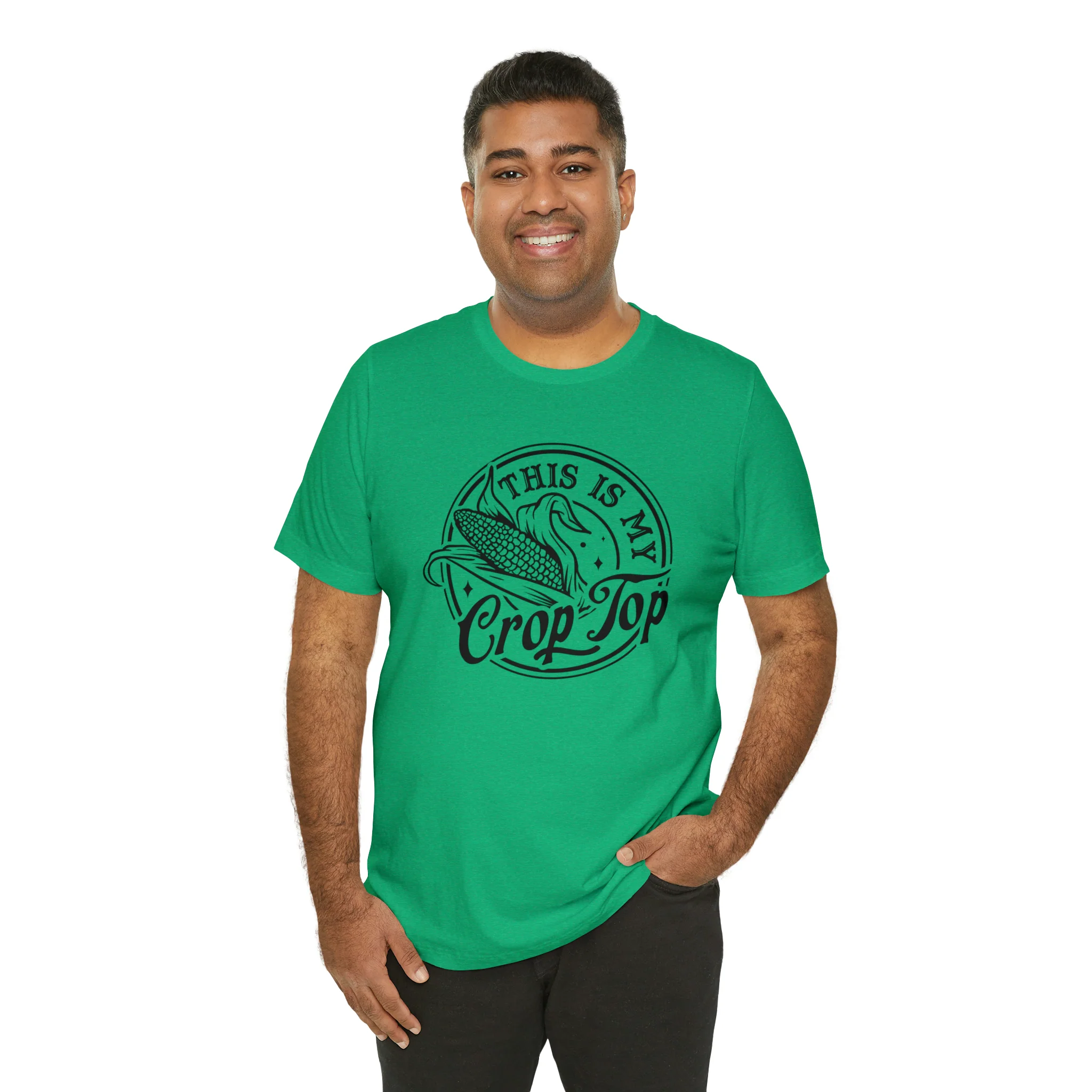 Crop Top Unisex Jersey Short Sleeve Tee