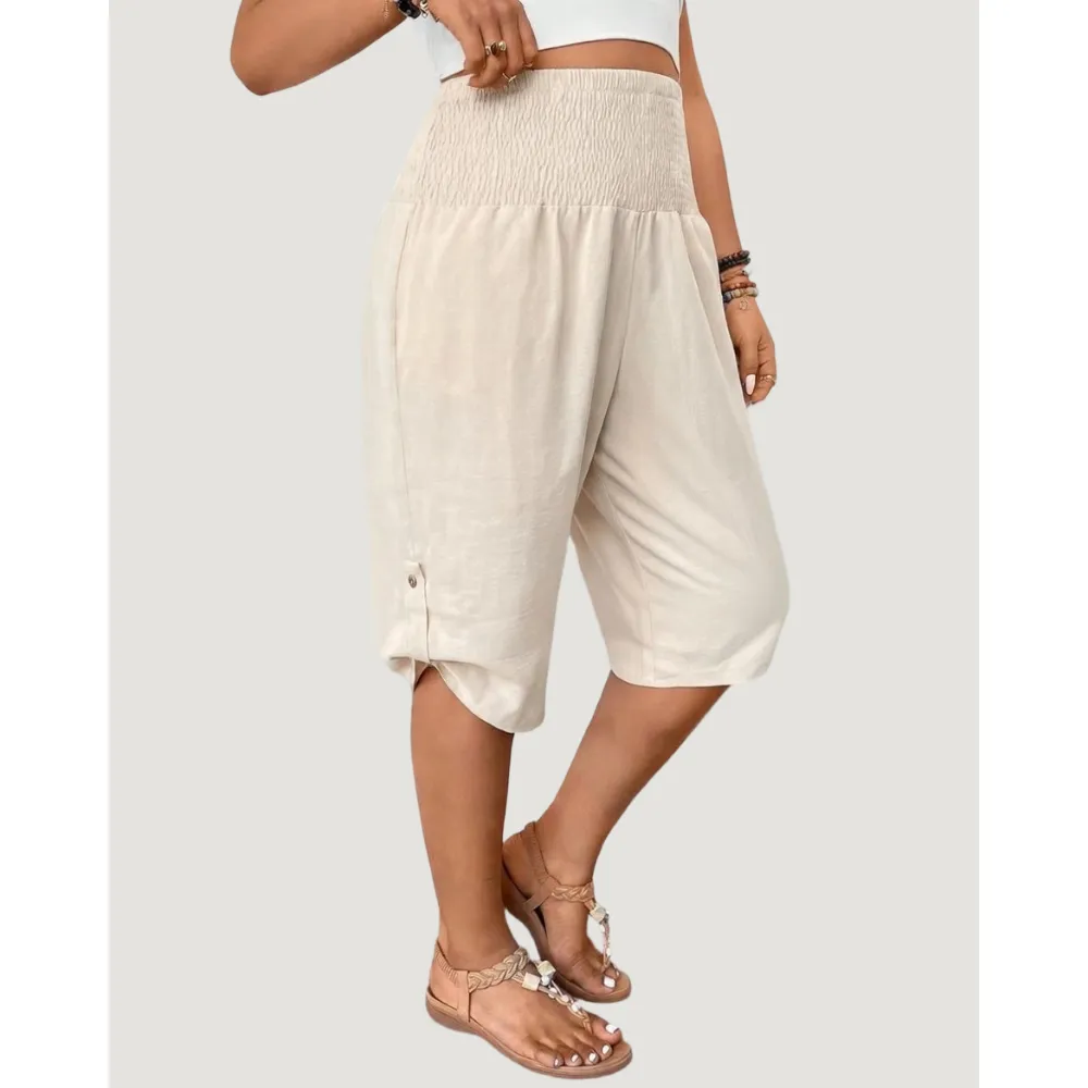 Factory Direct Women's Elastic Waist Comfort Capri Pants, 8-Pack Only $24