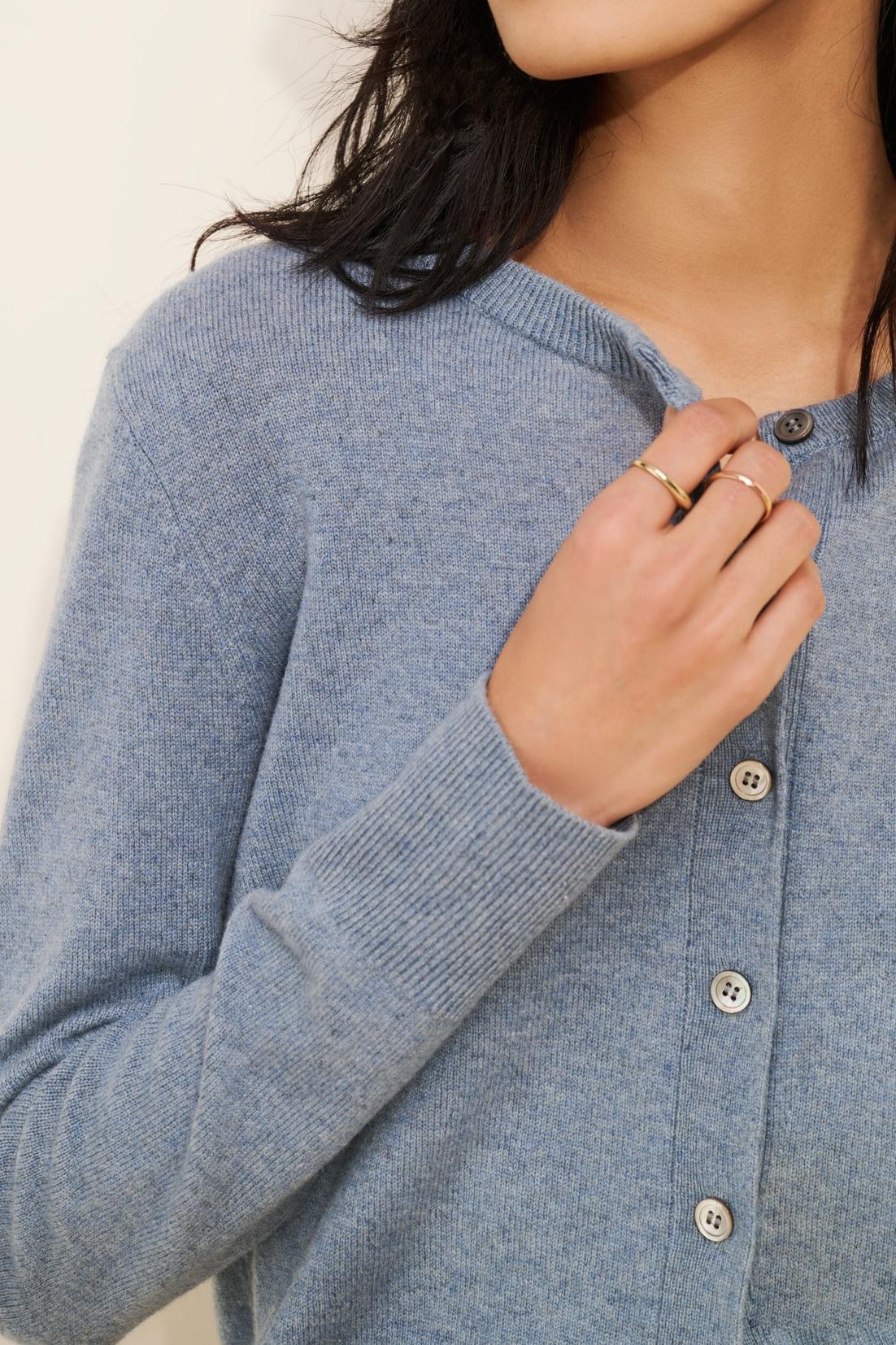 Layered Knit Cardigan